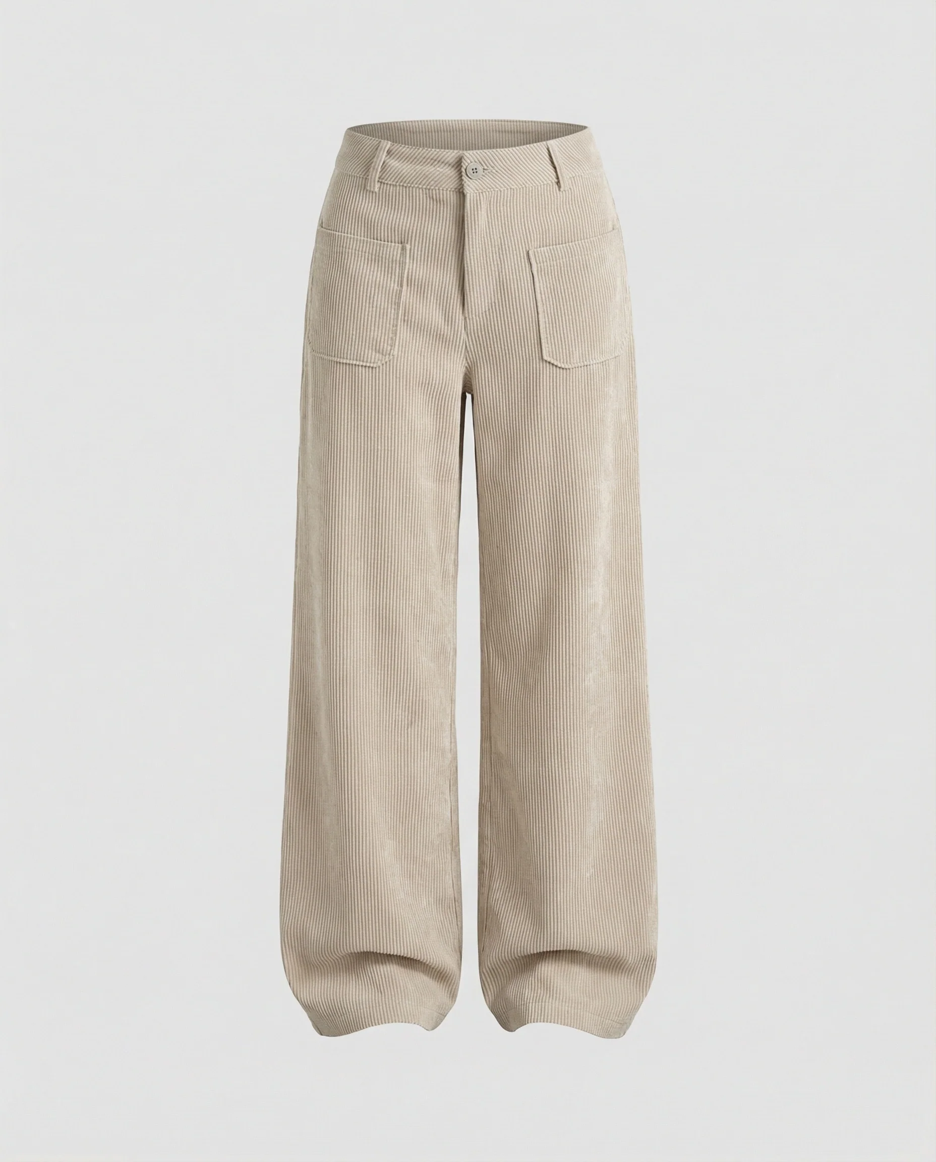 Damen Cordhose High Waist mit Taschen - Image 5