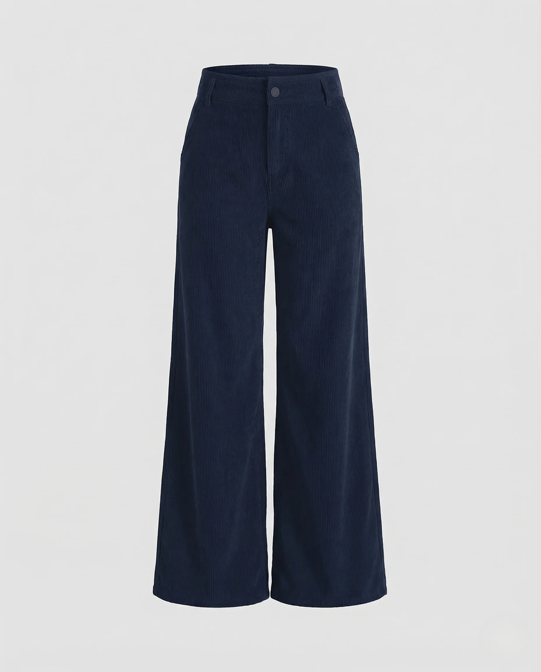 Damen Cordhose High Waist Weit - Image 4