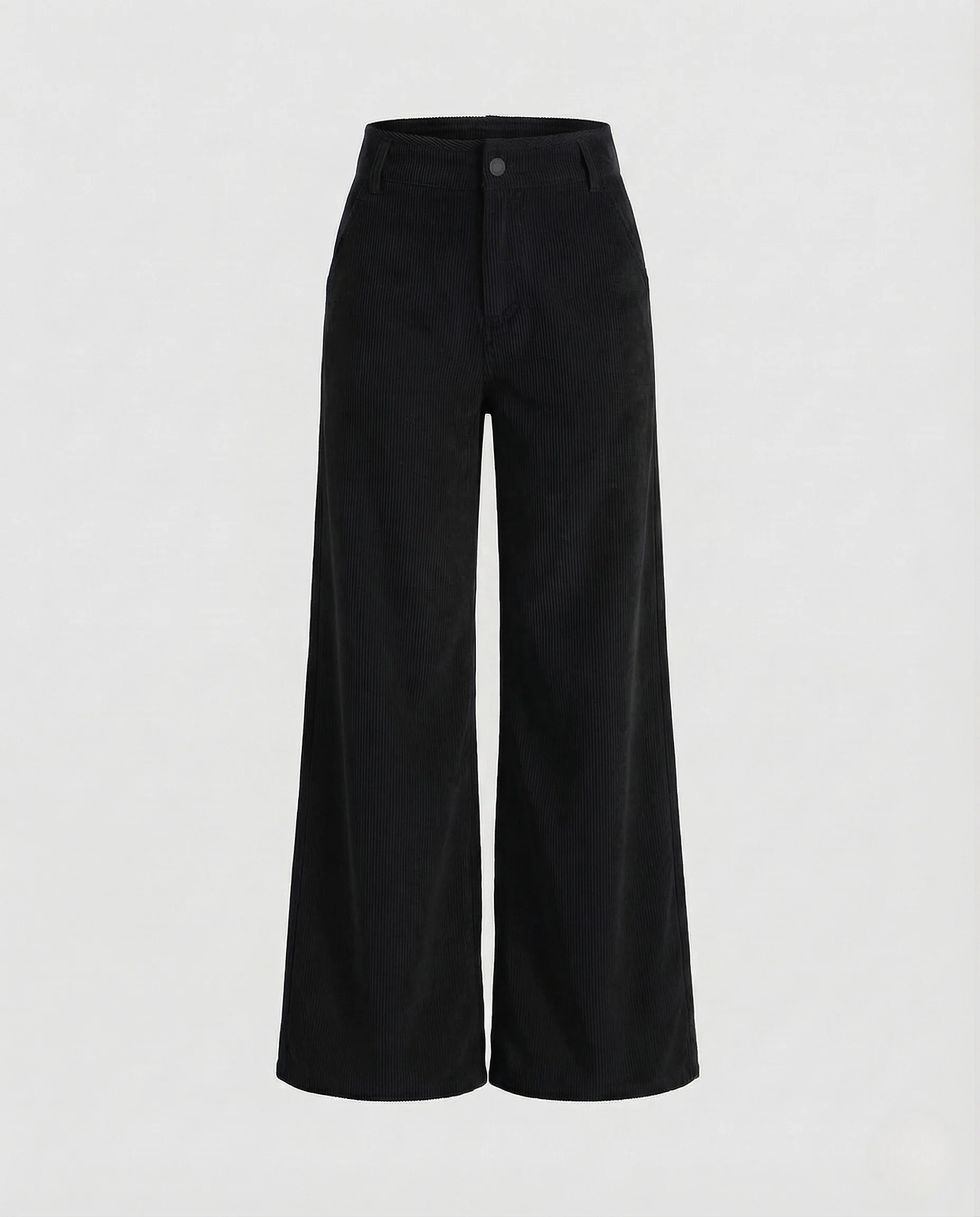 Damen Cordhose High Waist Weit - Image 6