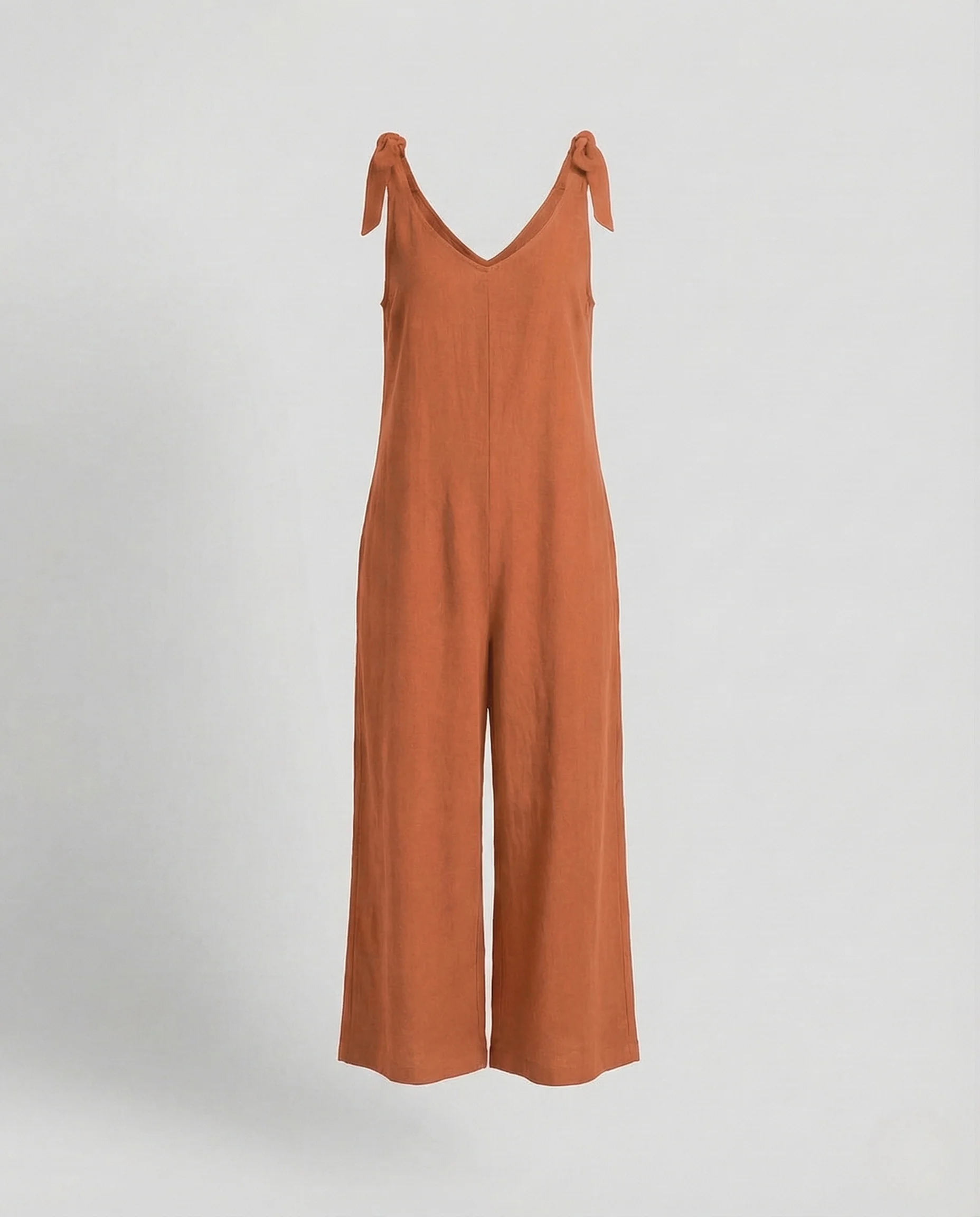 Damen Culotte-Overall mit Schleifenträgern - Image 4