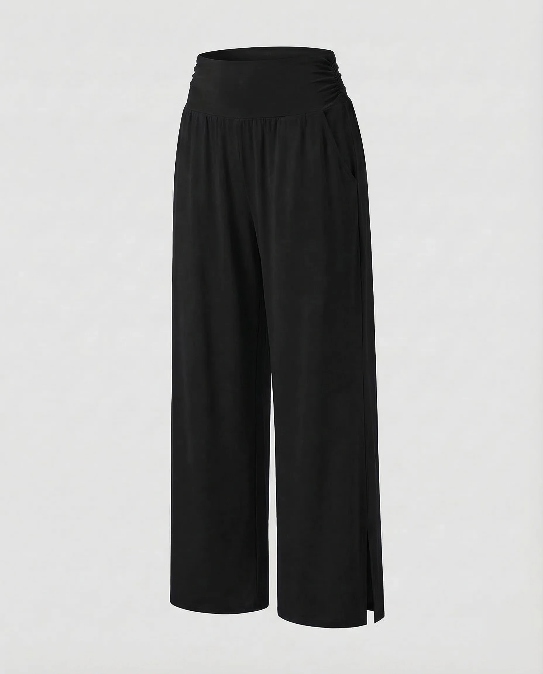 Damen Yogahose Weit Schlitz - Image 9