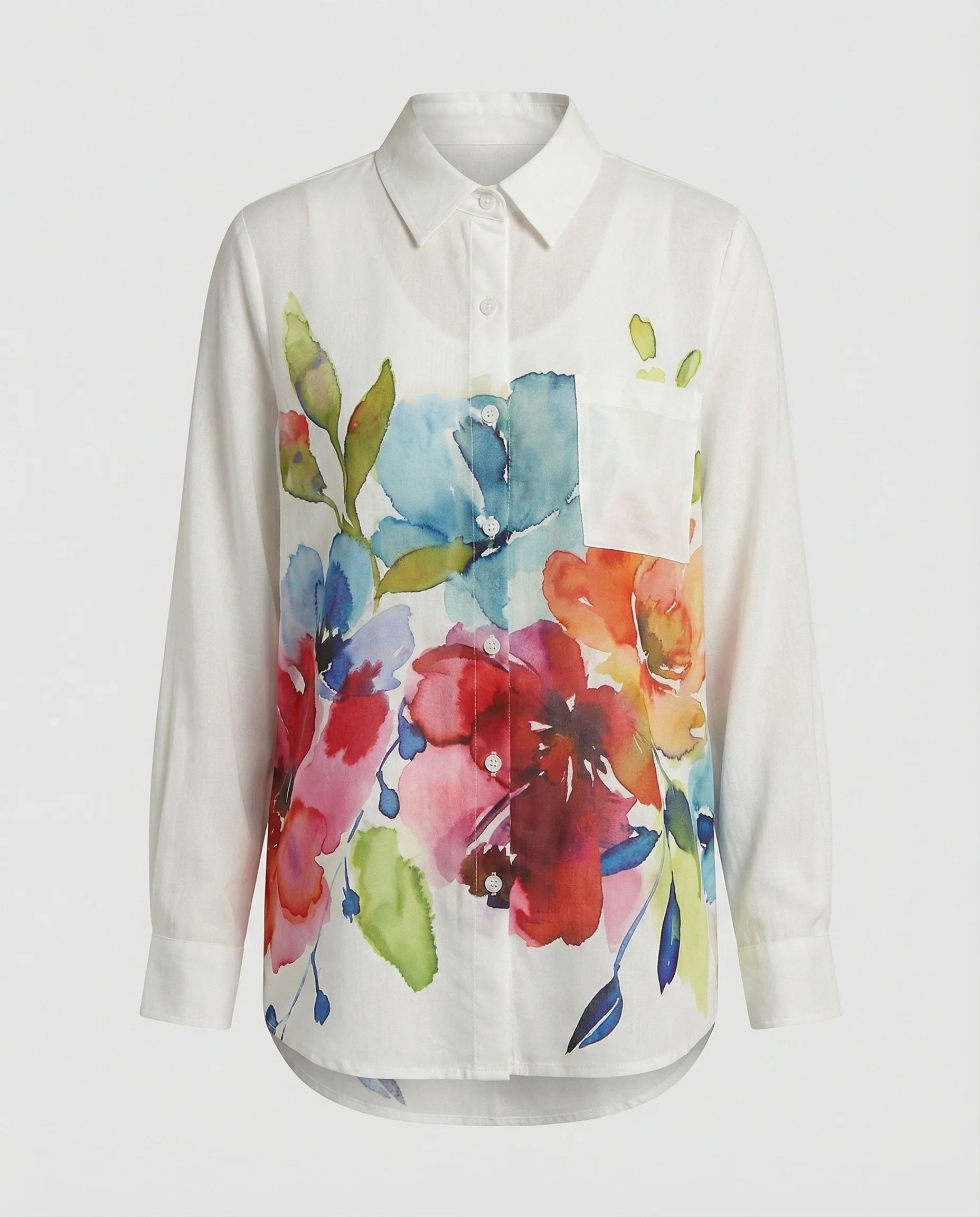 Damen Bluse weit floral - Image 5