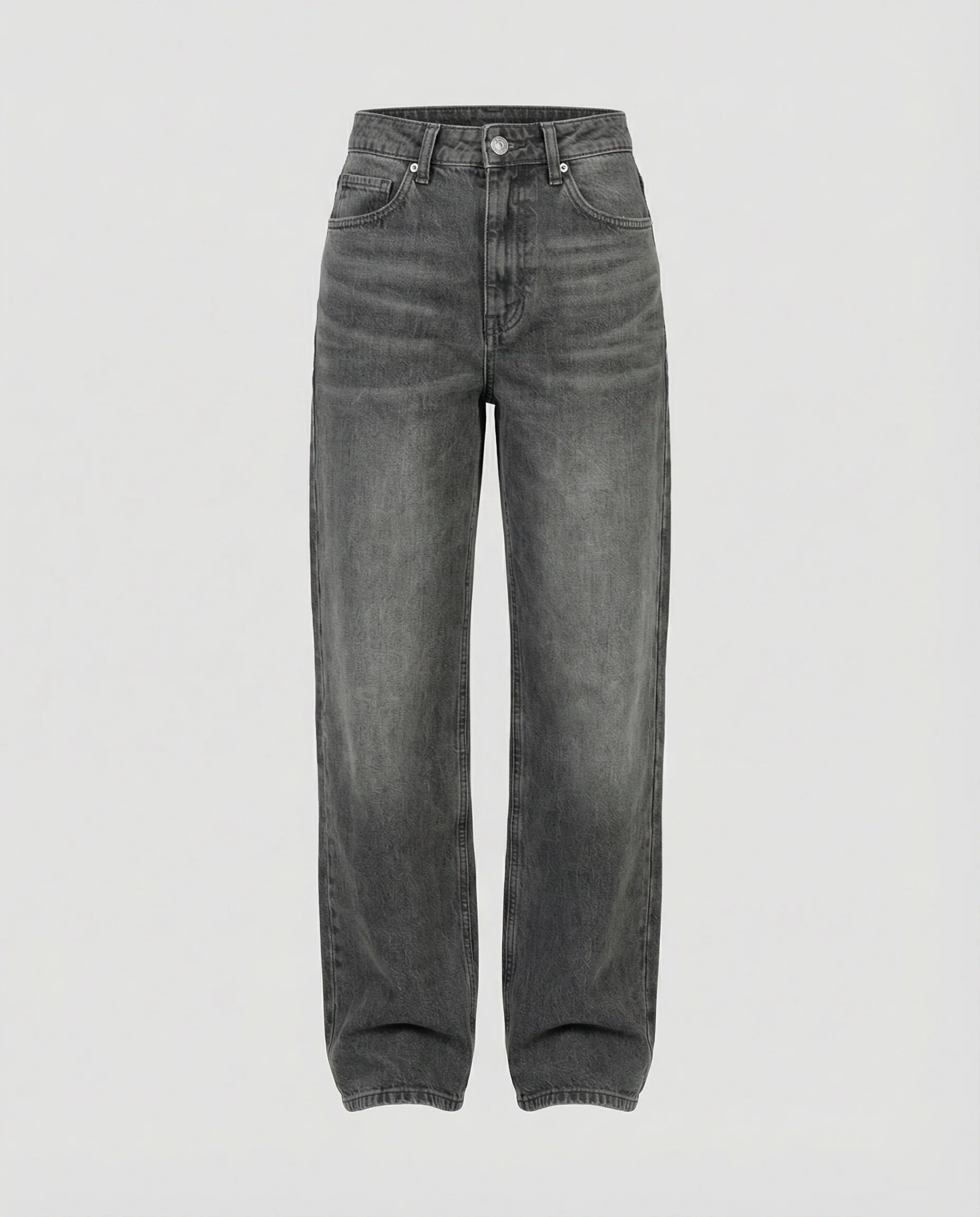 Damen Jeans weit High Waist Used - Image 5