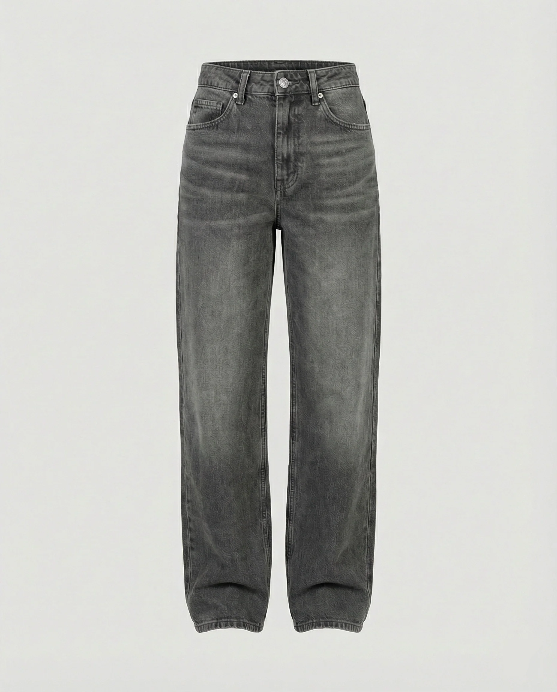 Damen Jeans weit High Waist Used - Image 6