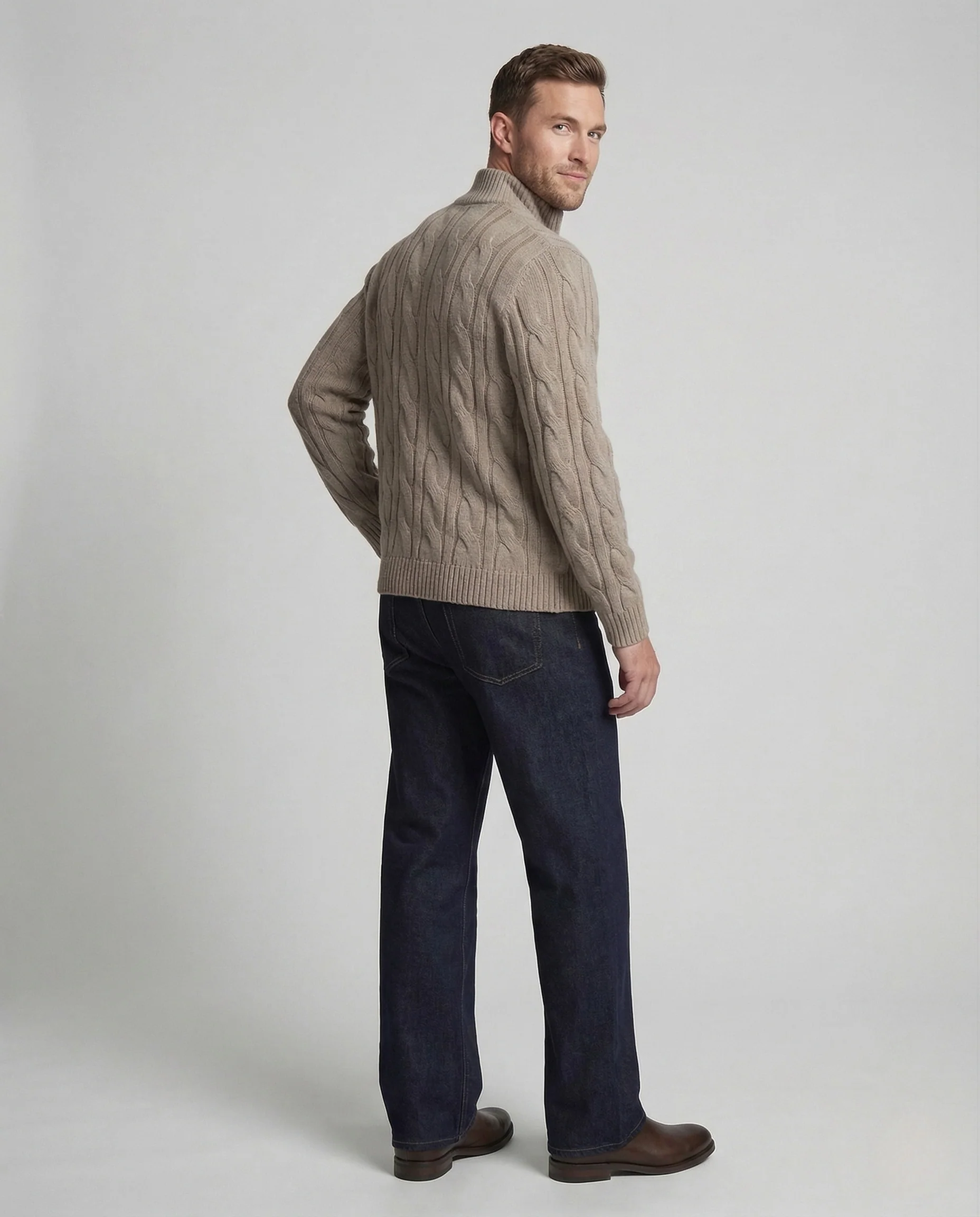 Damen Jeans Weit High Waist - Image 4
