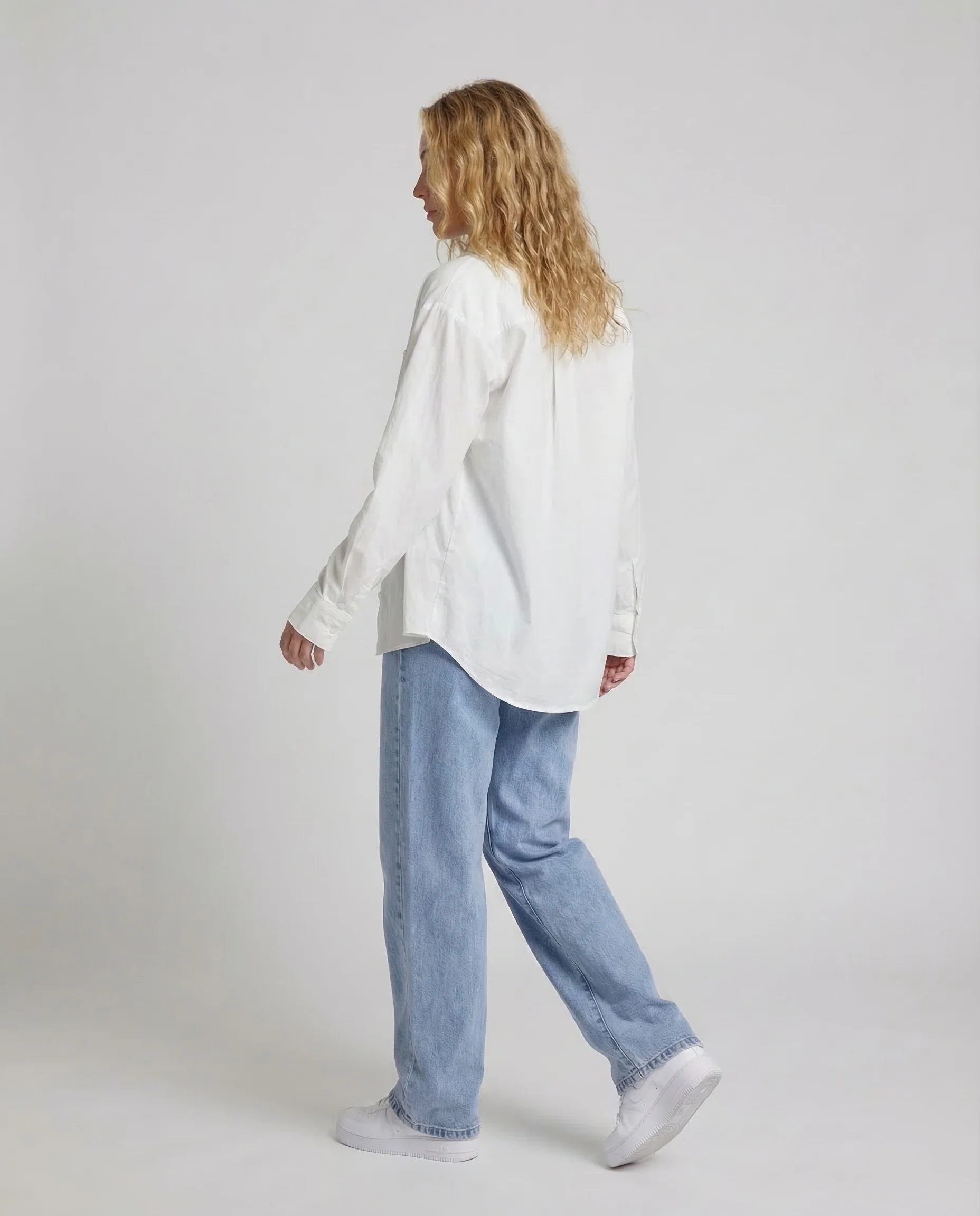 Damen Baggy Jeans Weit - Image 4