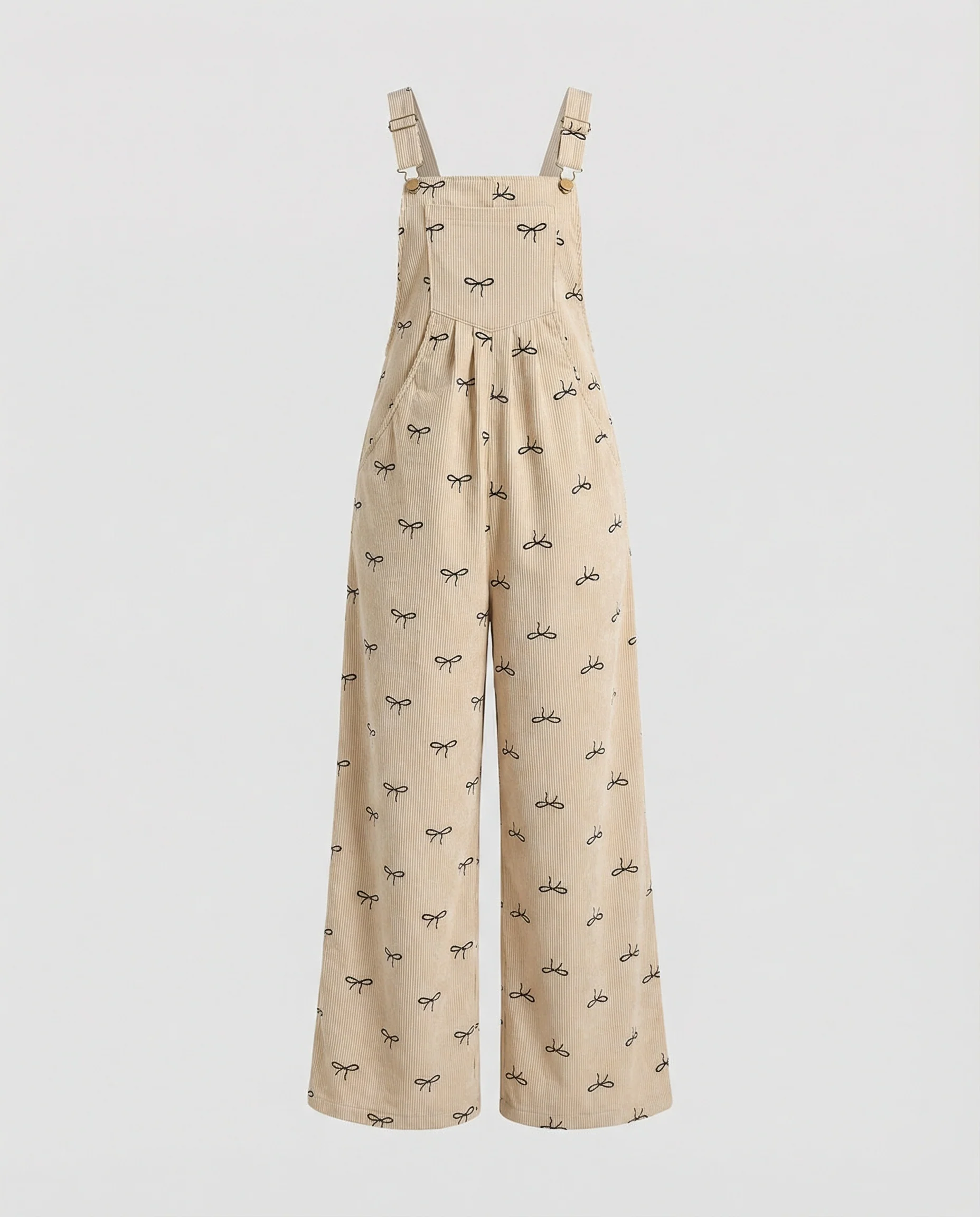 Damen Latzhose Cord Print - Image 4