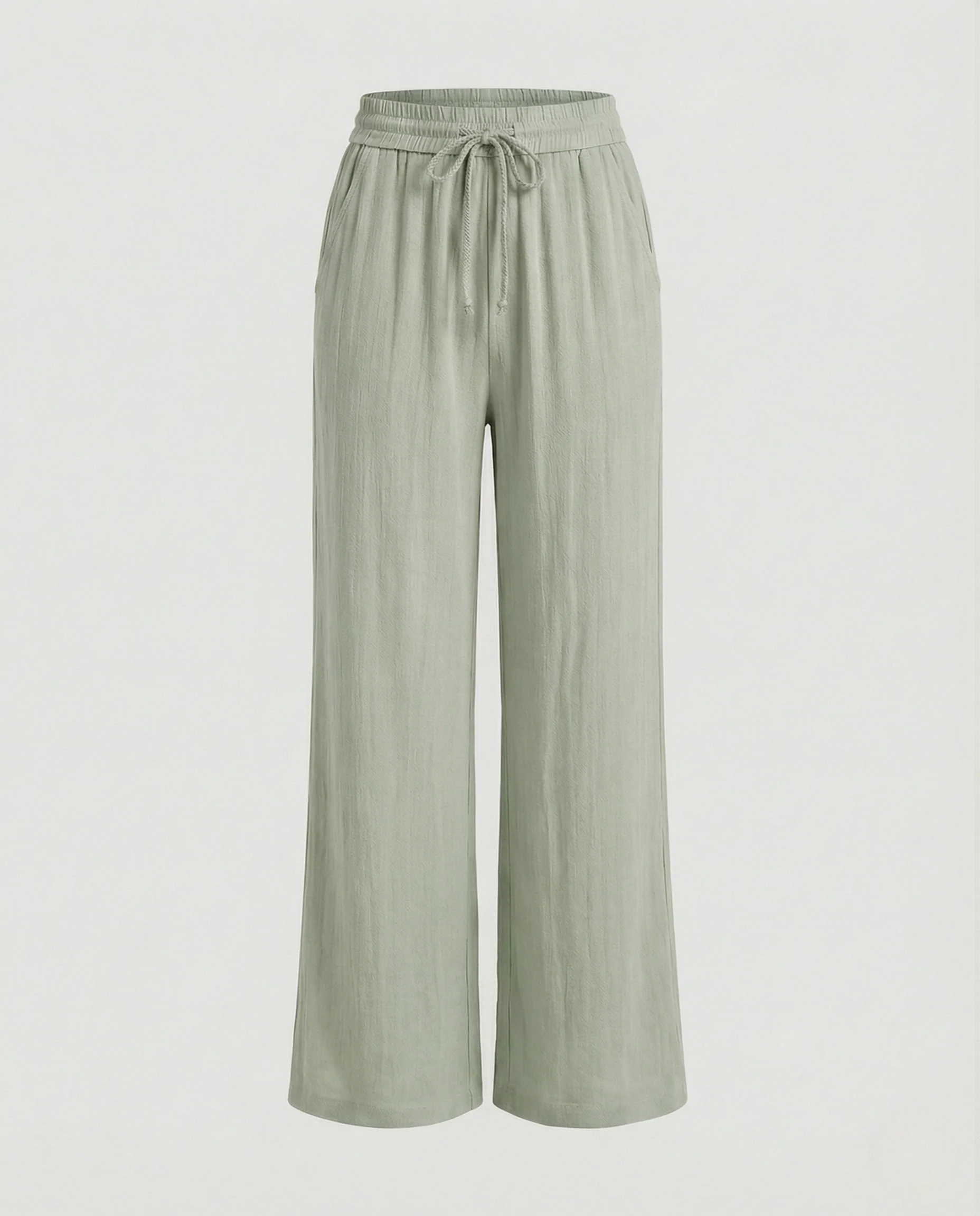 Freizeitkleidung Damen Leinenhose Weit - Image 11