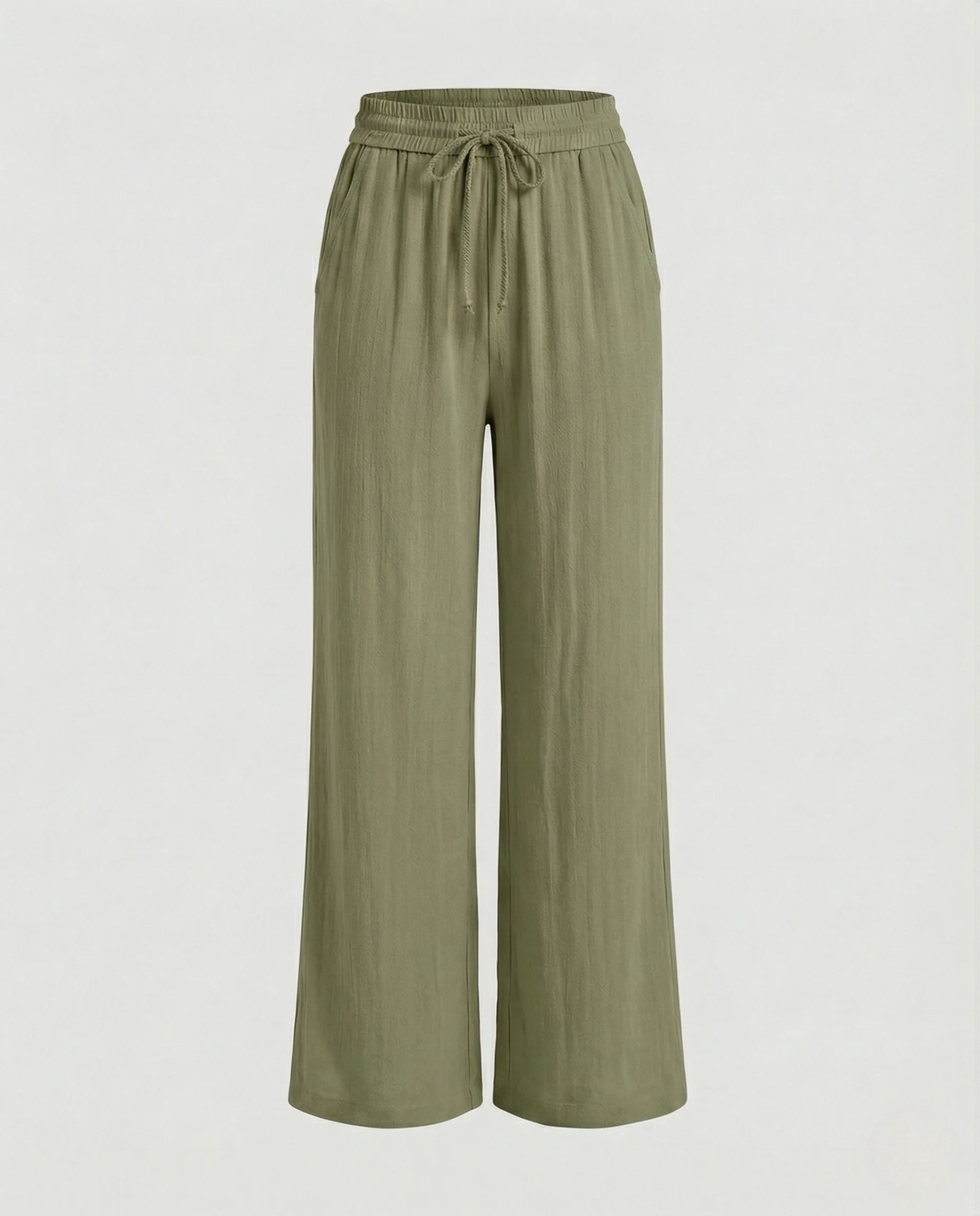 Freizeitkleidung Damen Leinenhose Weit - Image 8