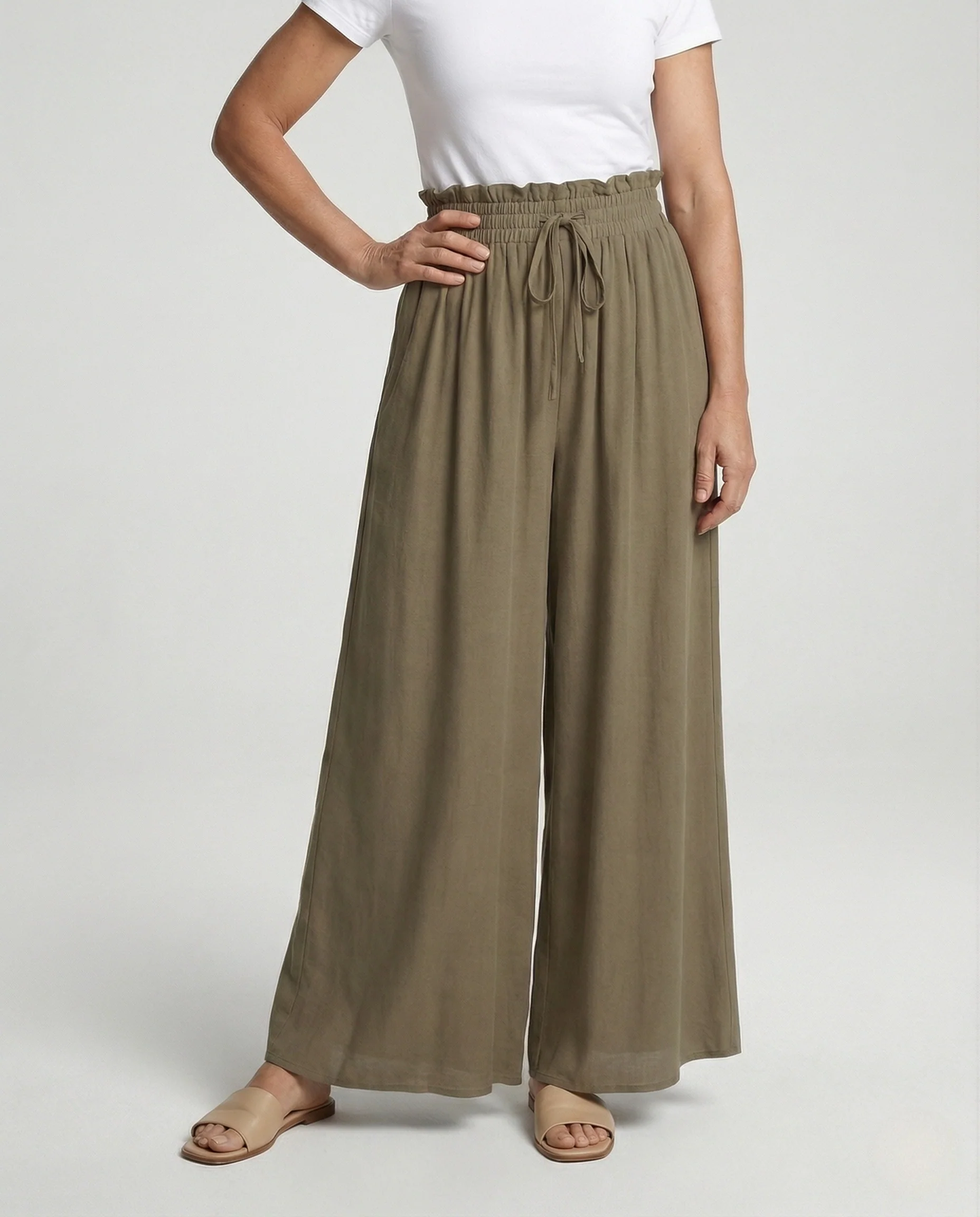 Damen Palazzo Hose Damen weit - Image 2