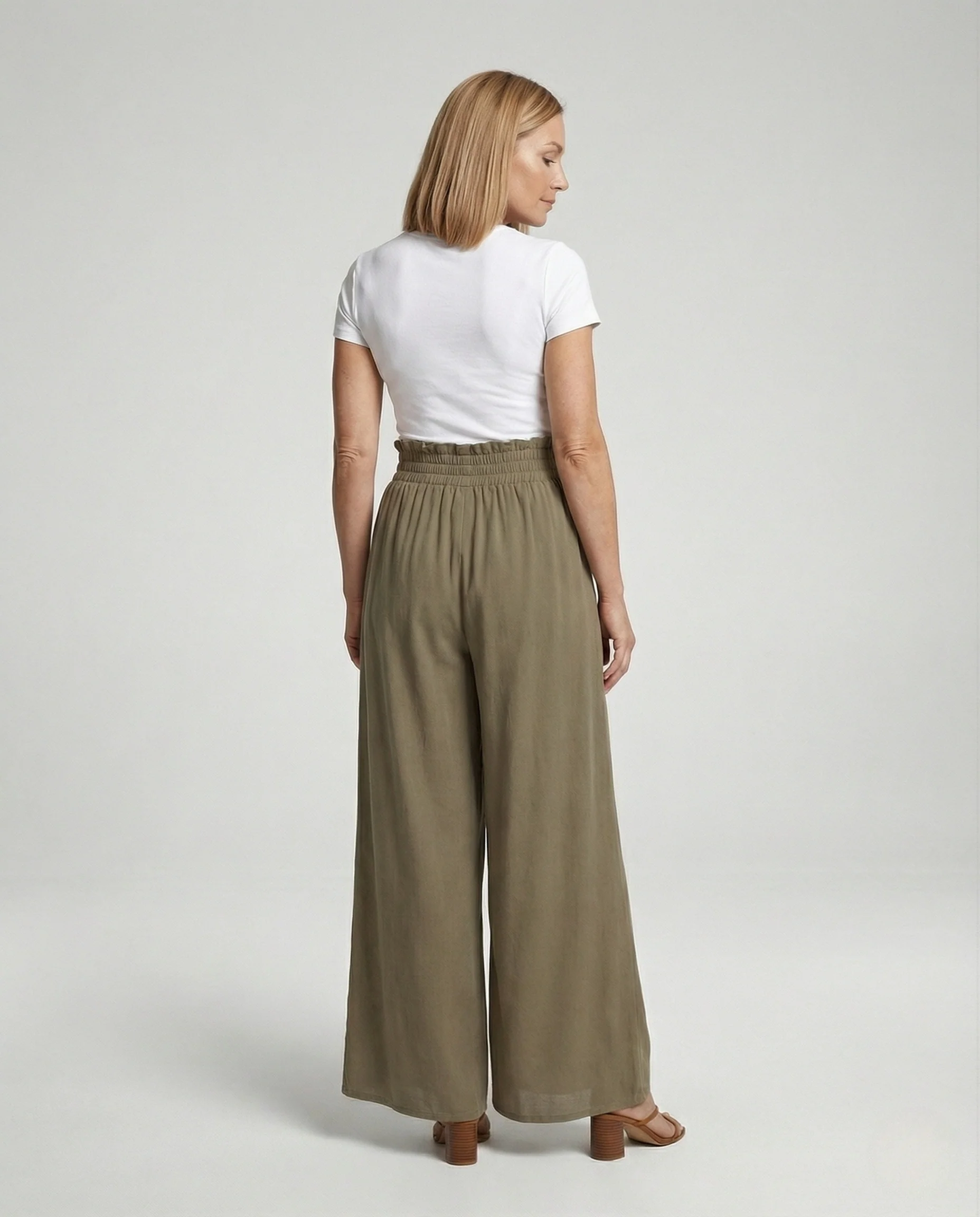 Damen Palazzo Hose Damen weit - Image 4