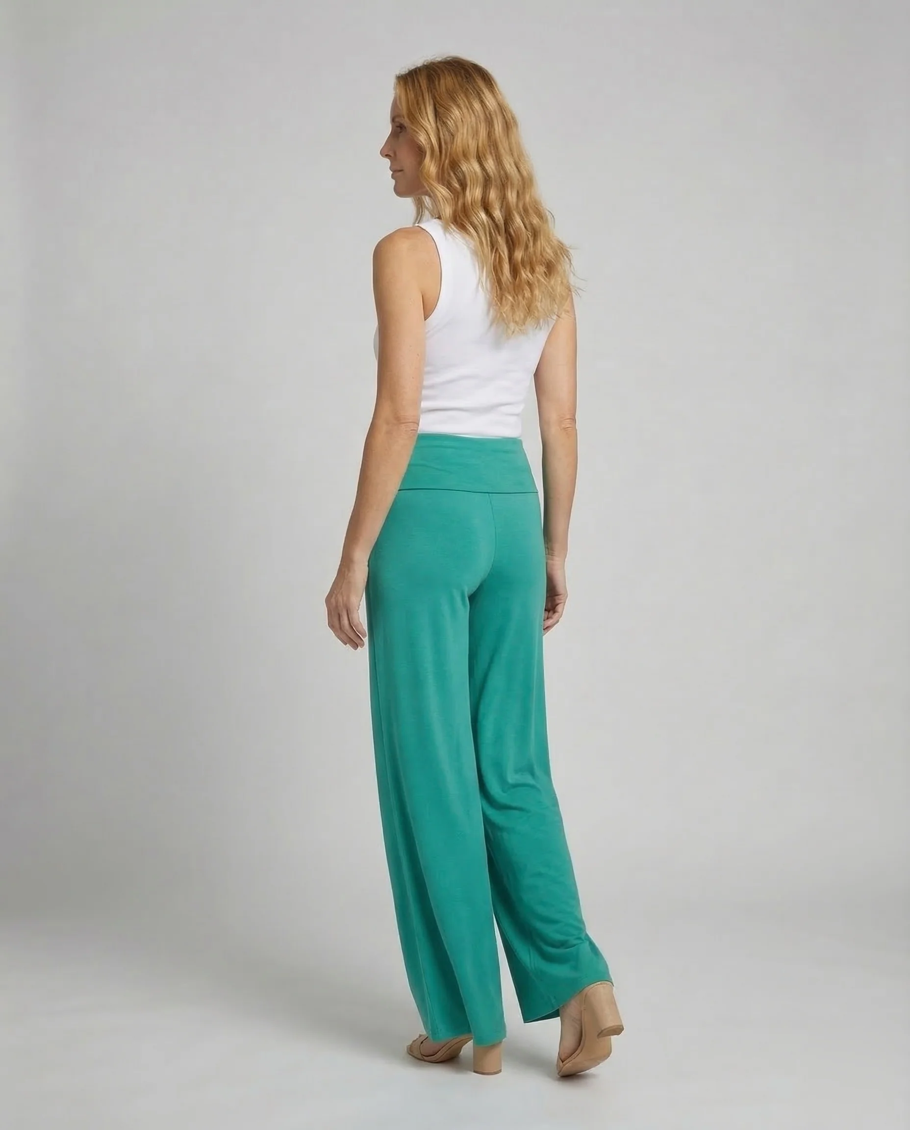 Damen Palazzo Hose Jersey - Image 4