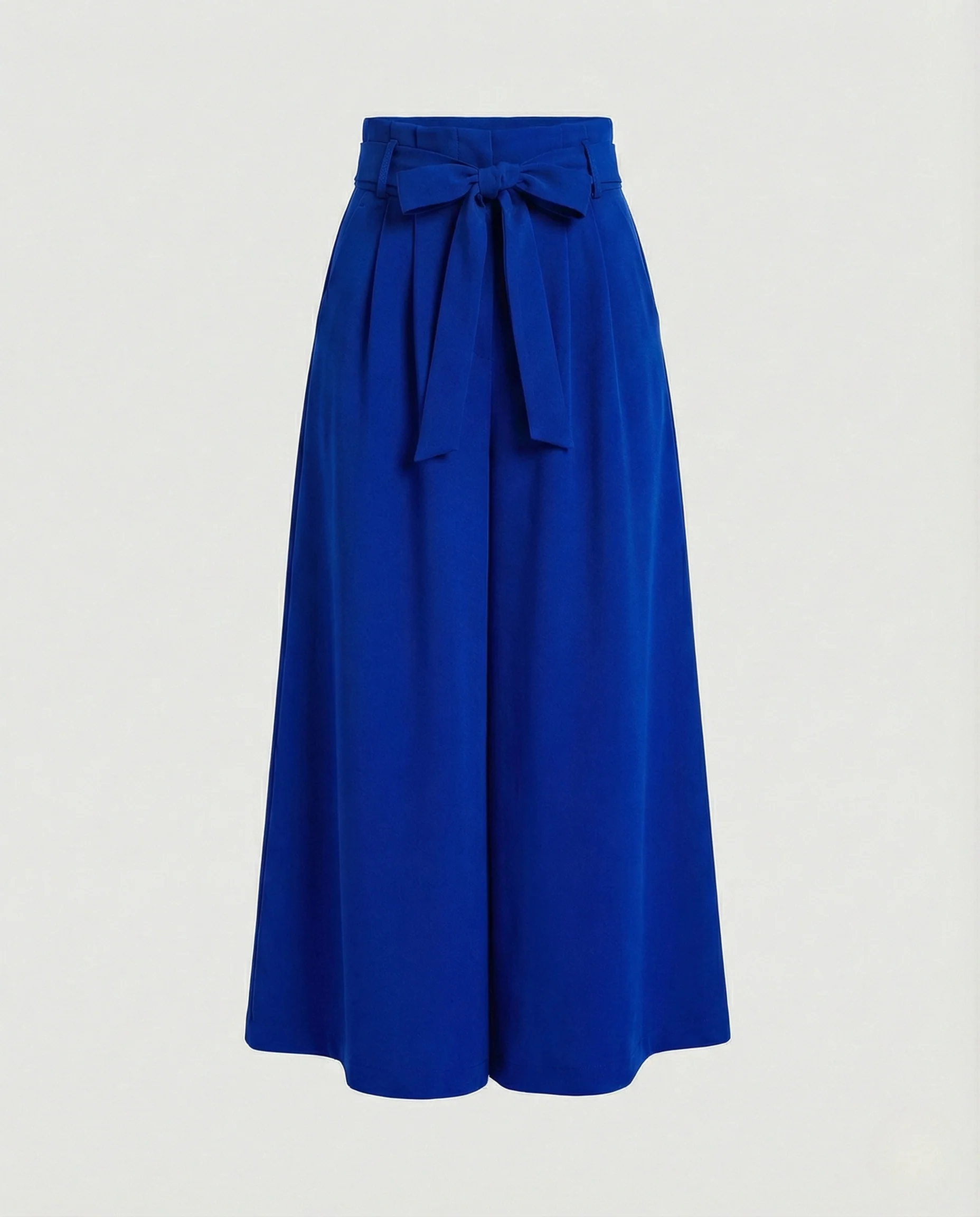 Palazzohose Damen High Waist Gürtel - Image 10