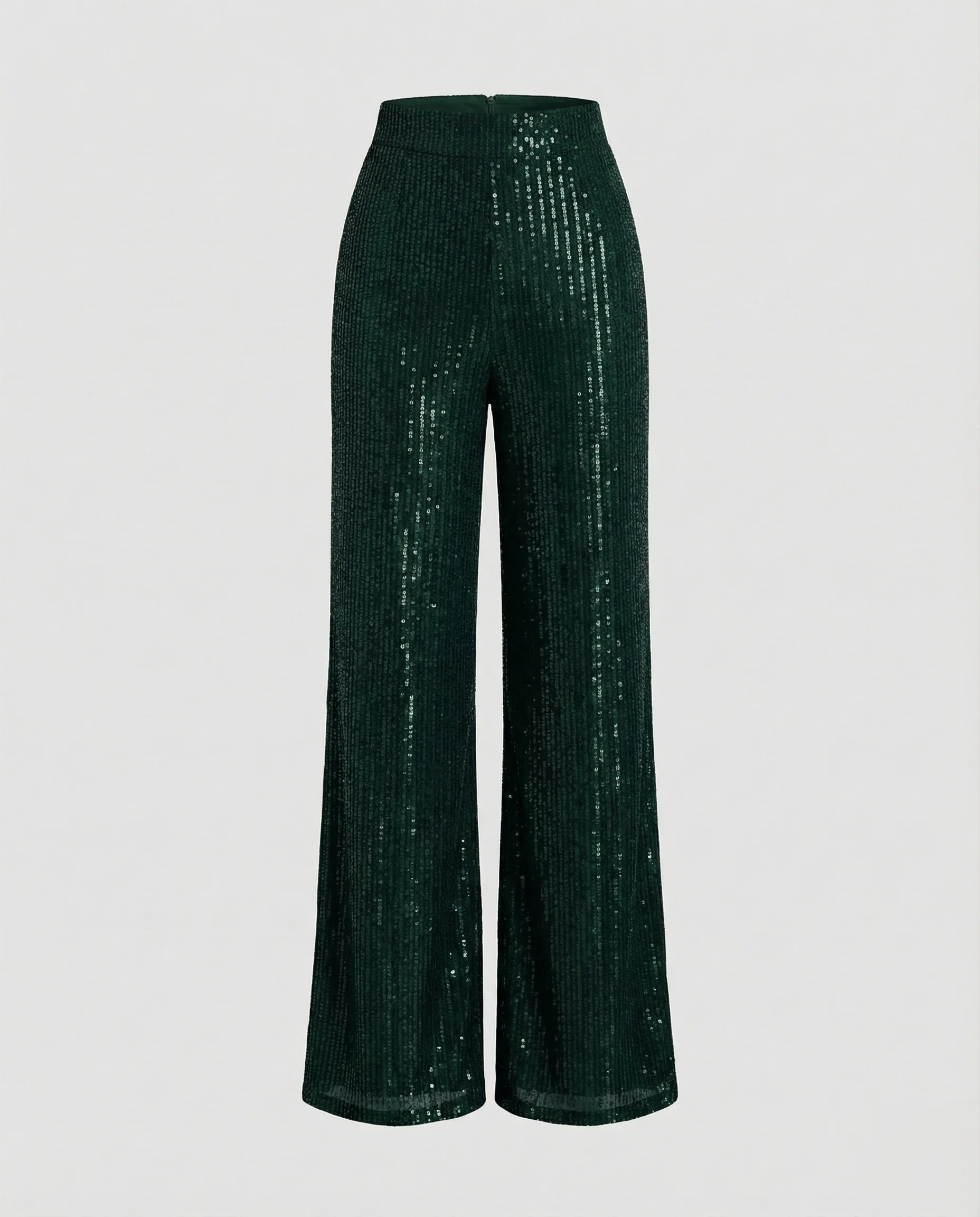 Damen Pailletten Plissee Hose - Image 11