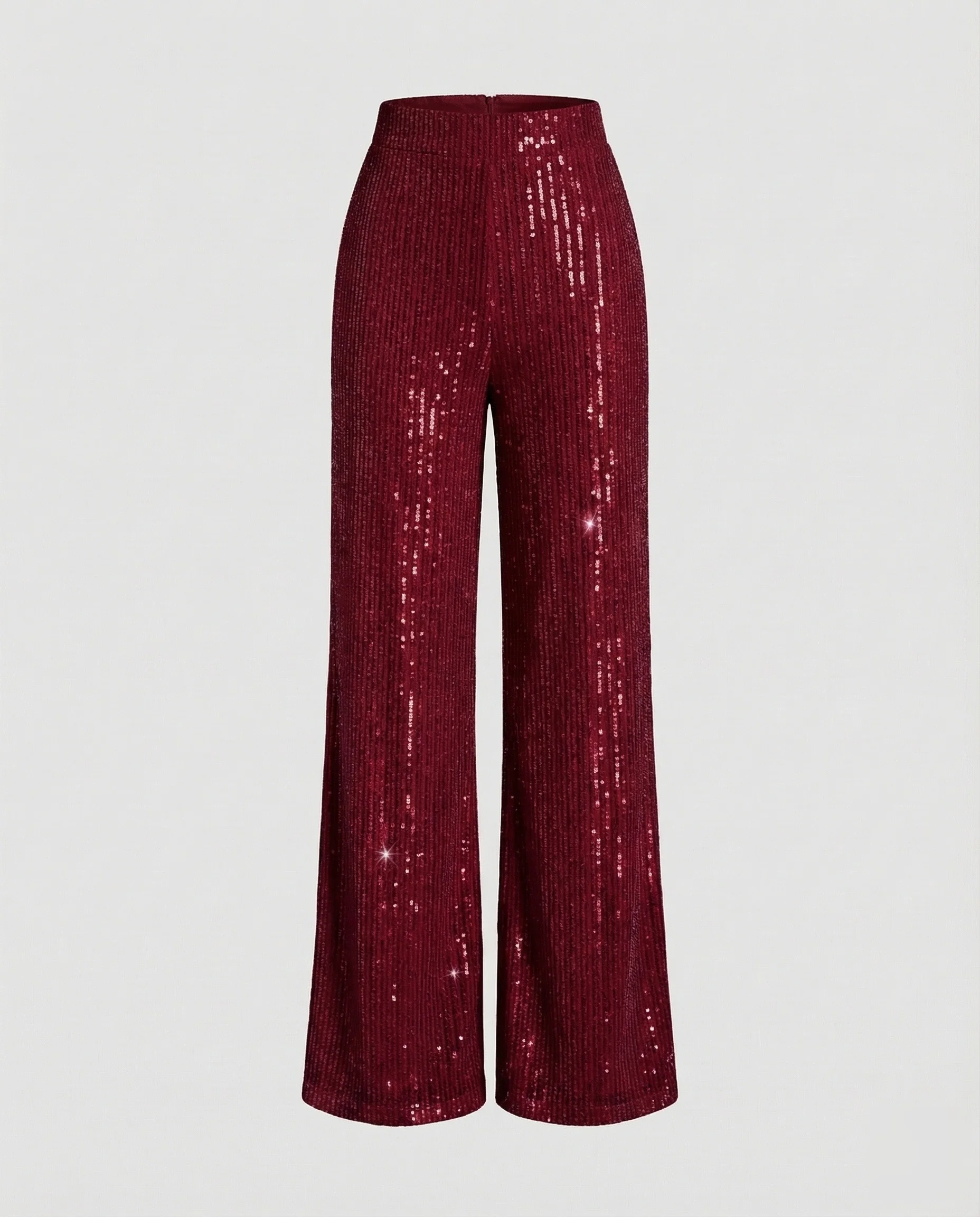 Damen Pailletten Plissee Hose - Image 15