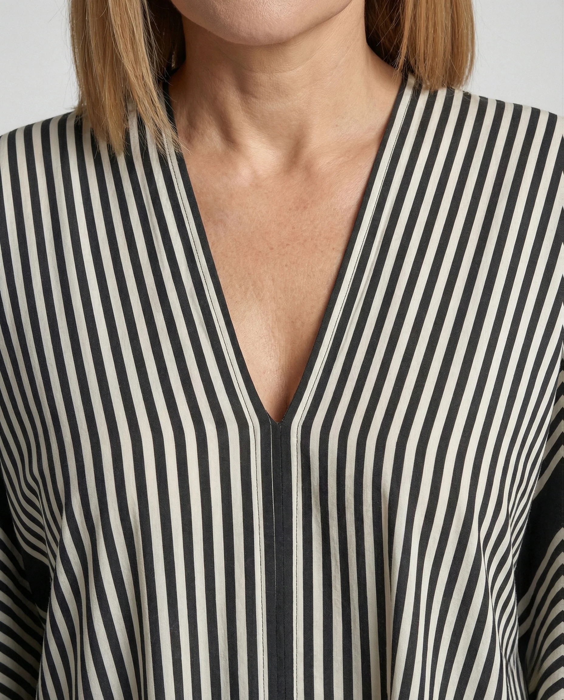 Damen Kaftan Kleid weit gestreift - Image 3