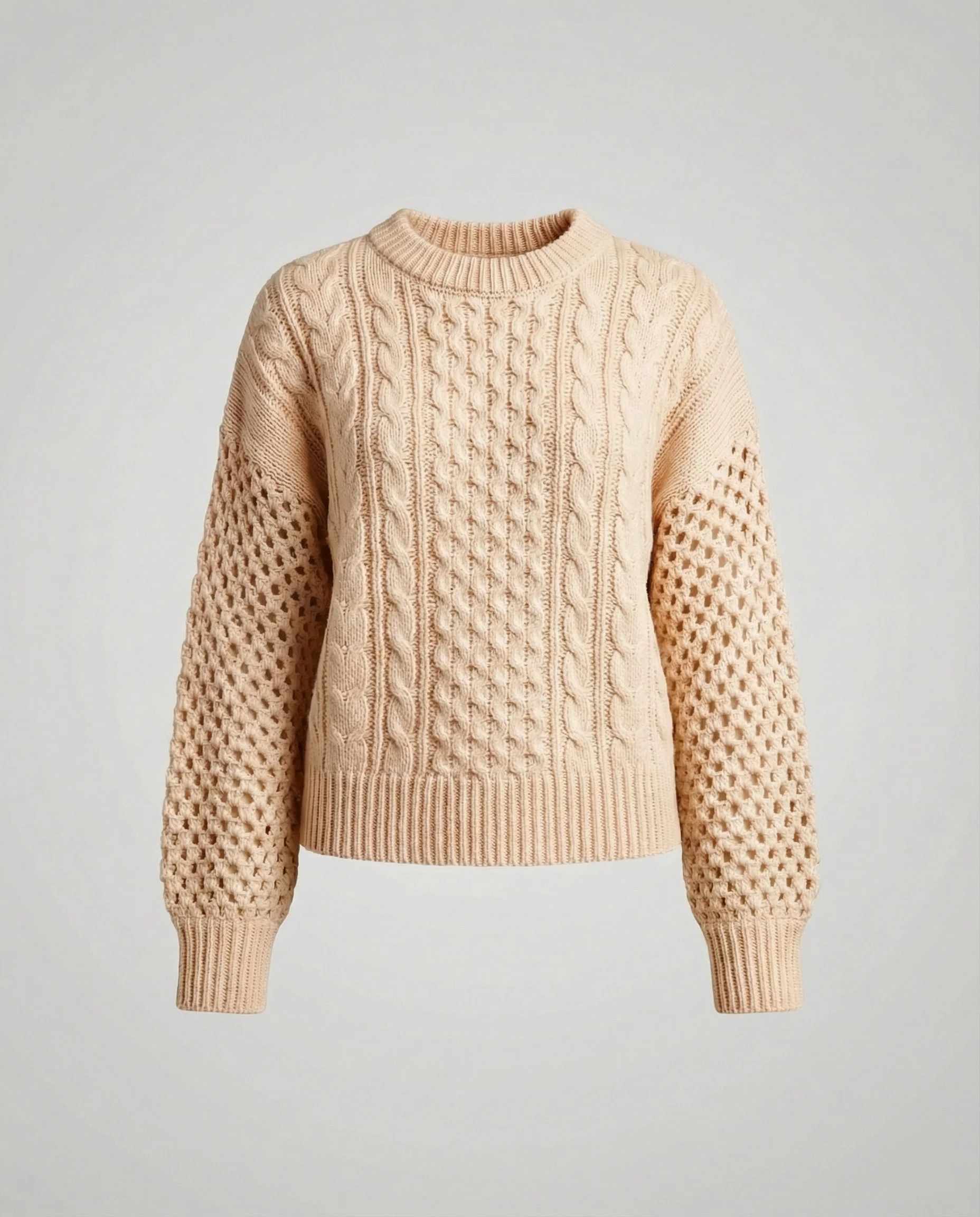 Damen Strickpullover V-Ausschnitt Weit - Image 6