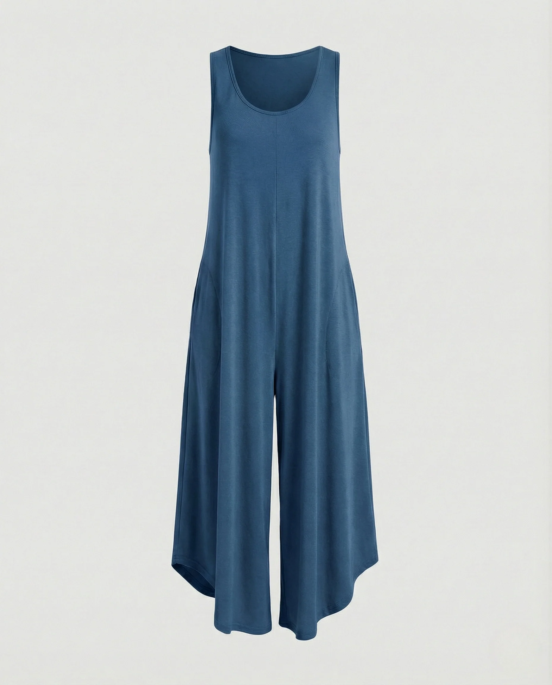 Damen Ärmelloser Overall mit V-Ausschnitt - Image 11