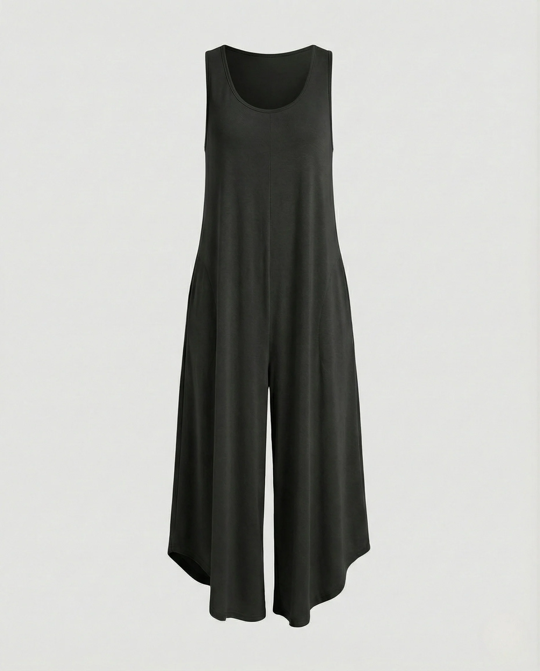 Damen Ärmelloser Overall mit V-Ausschnitt - Image 6