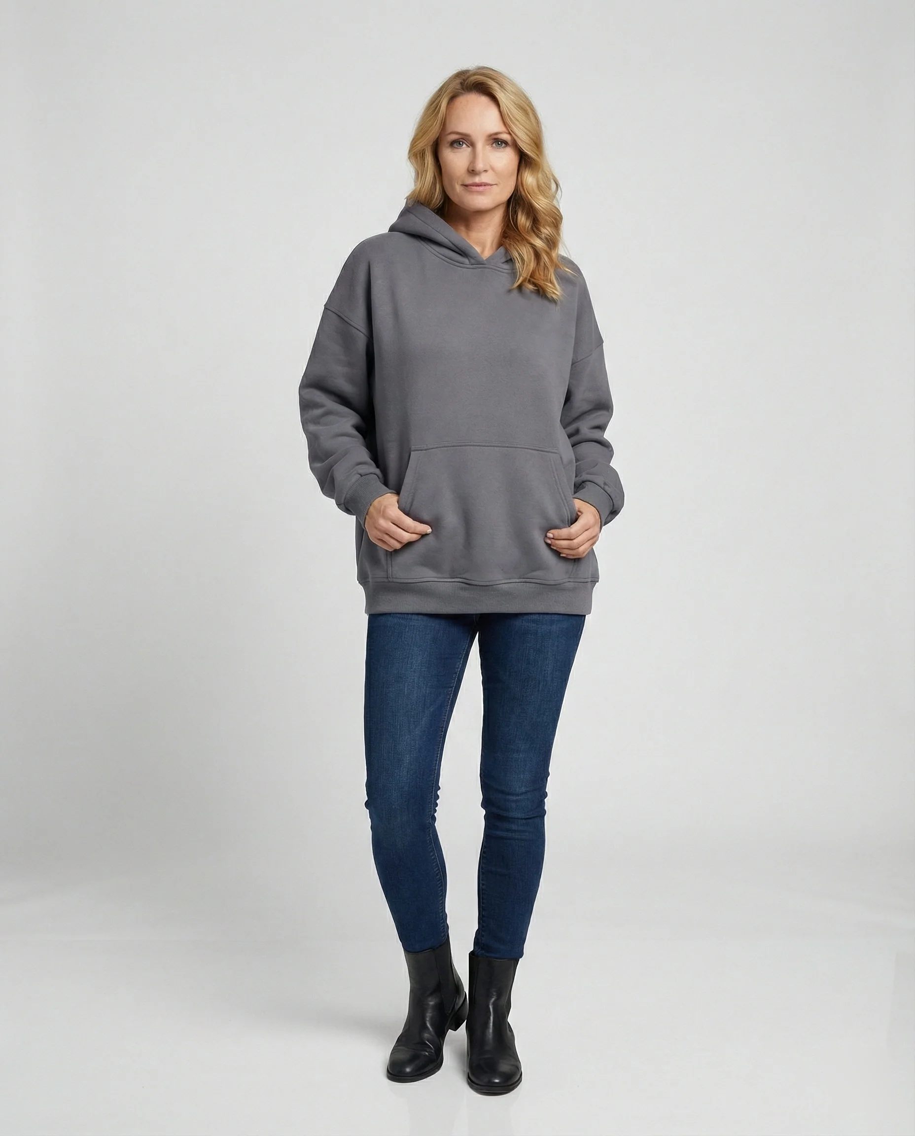 Damen Hoodie oversized Freizeit - Image 2