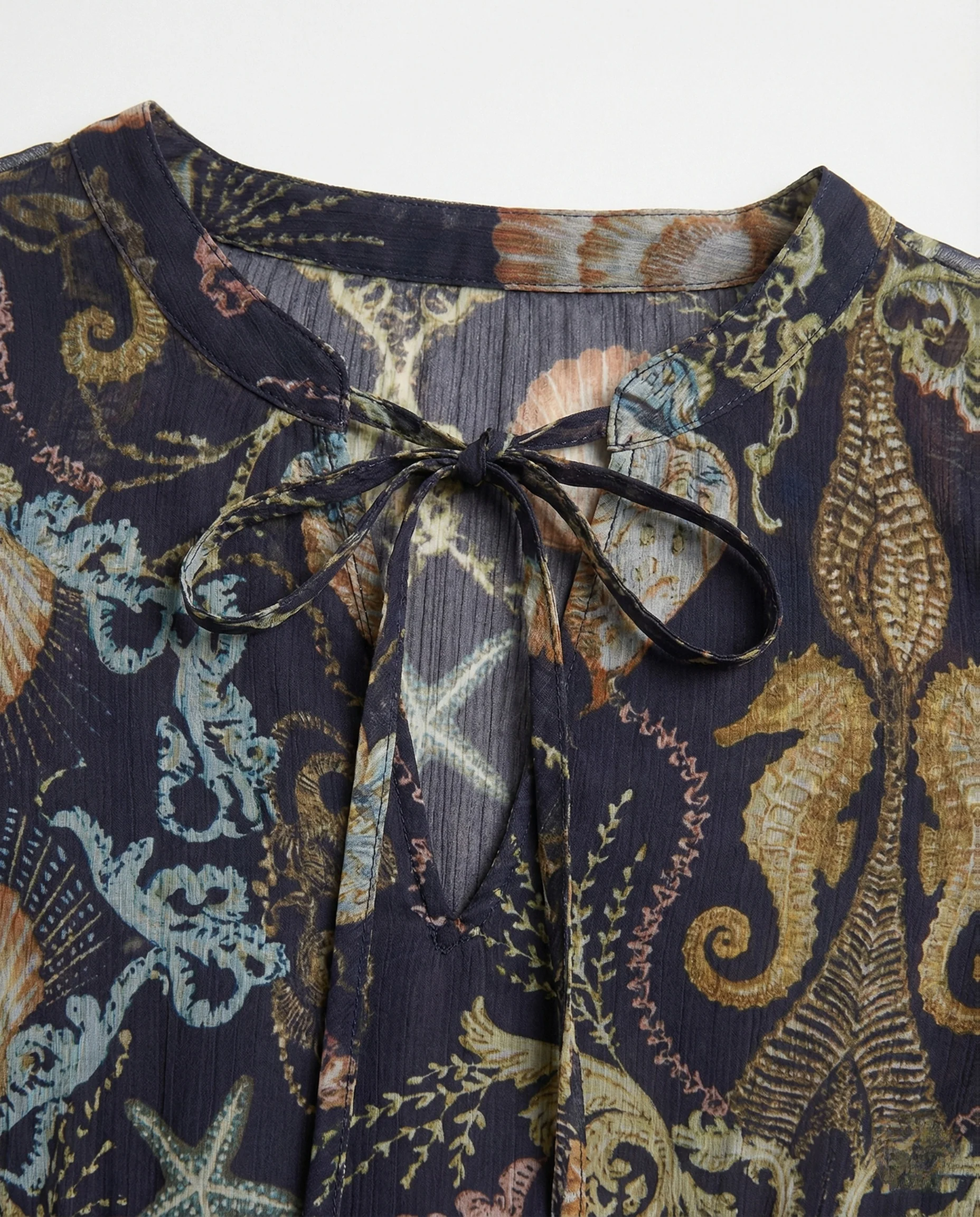 Wickelmaxikleid Damen Mit Bindegürtel - Image 4