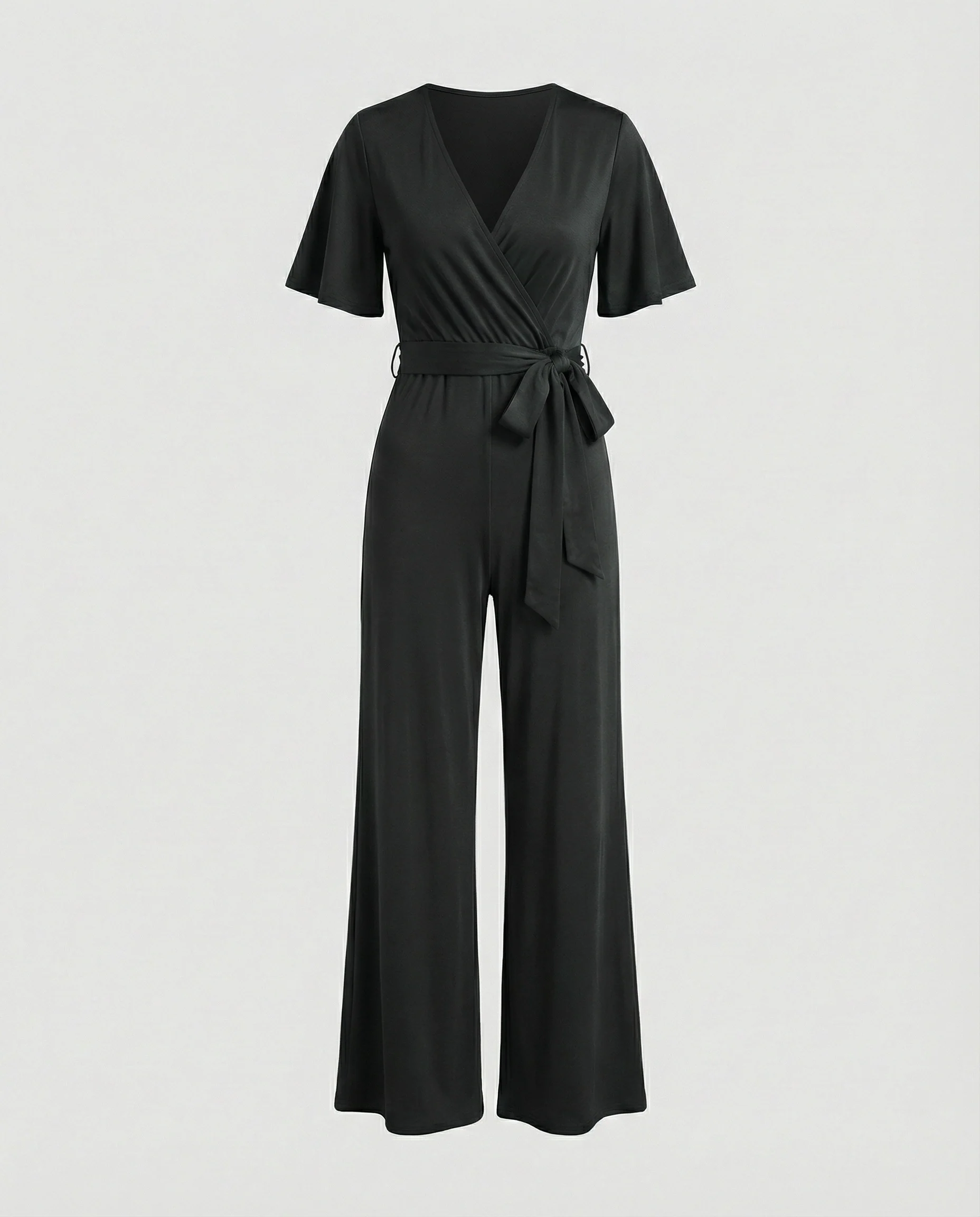 Damen Jumpsuit Wickeloptik weit - Image 5