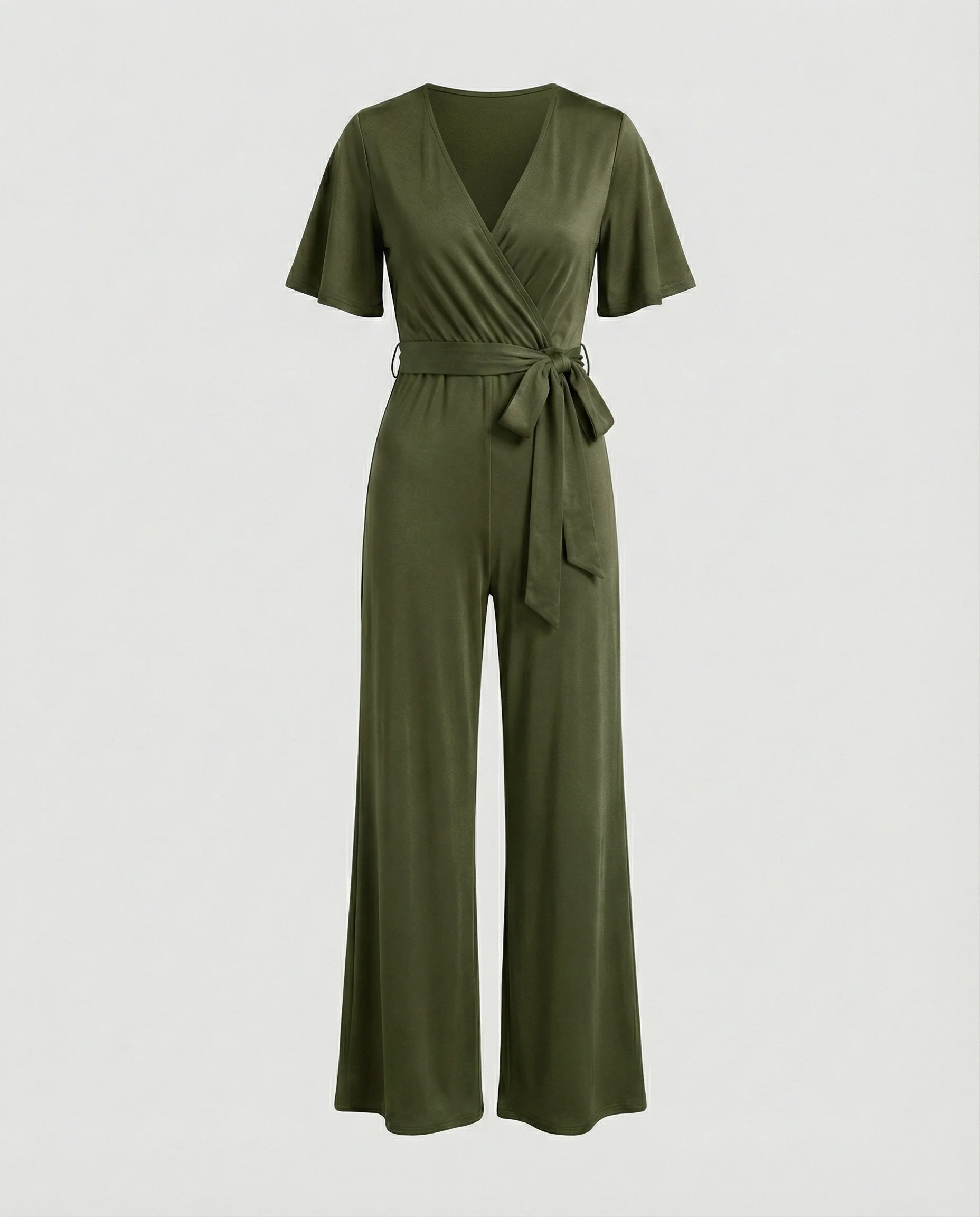 Damen Jumpsuit Wickeloptik weit - Image 7