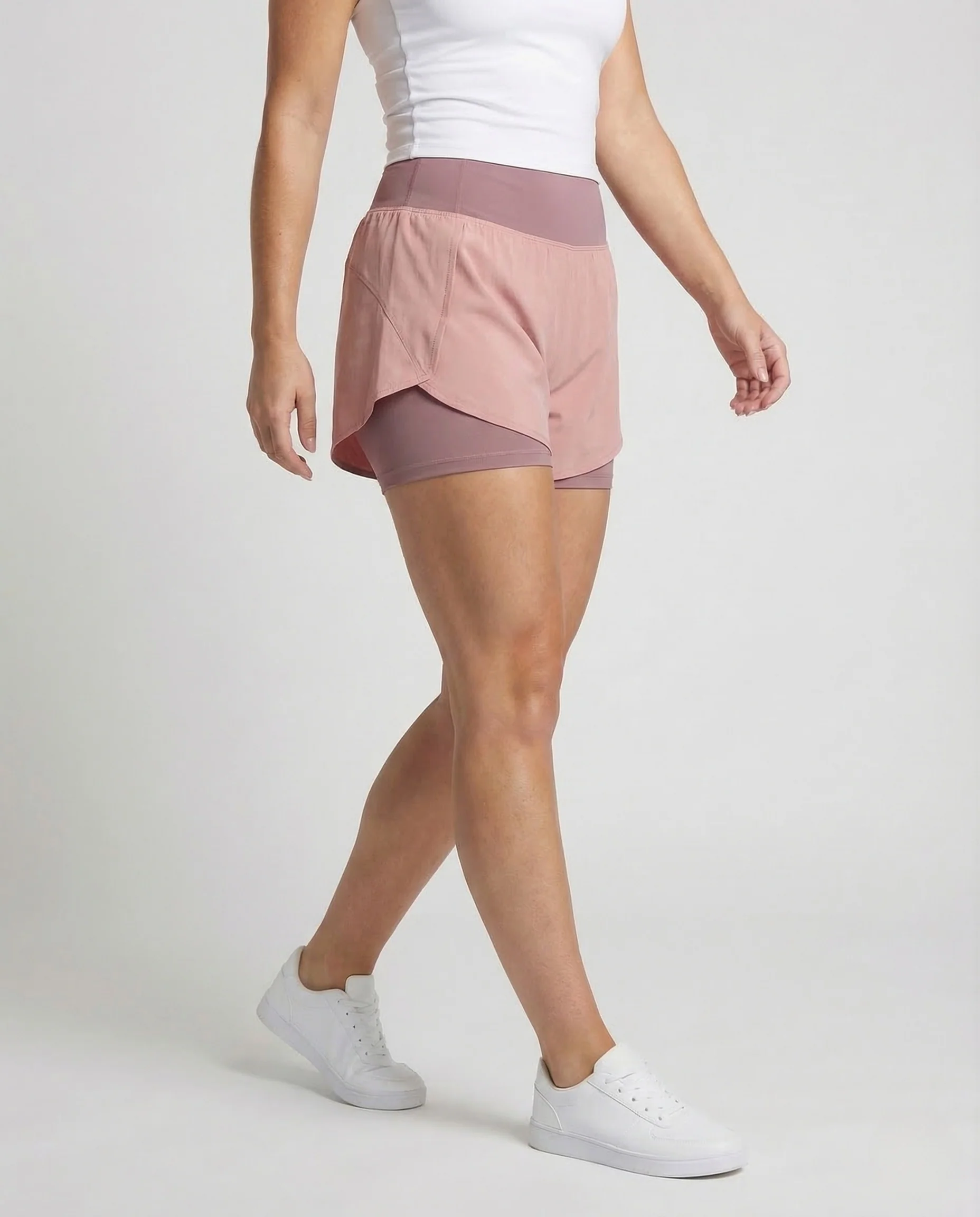 Damen Laufshorts 2in1 Innenhose - Image 2