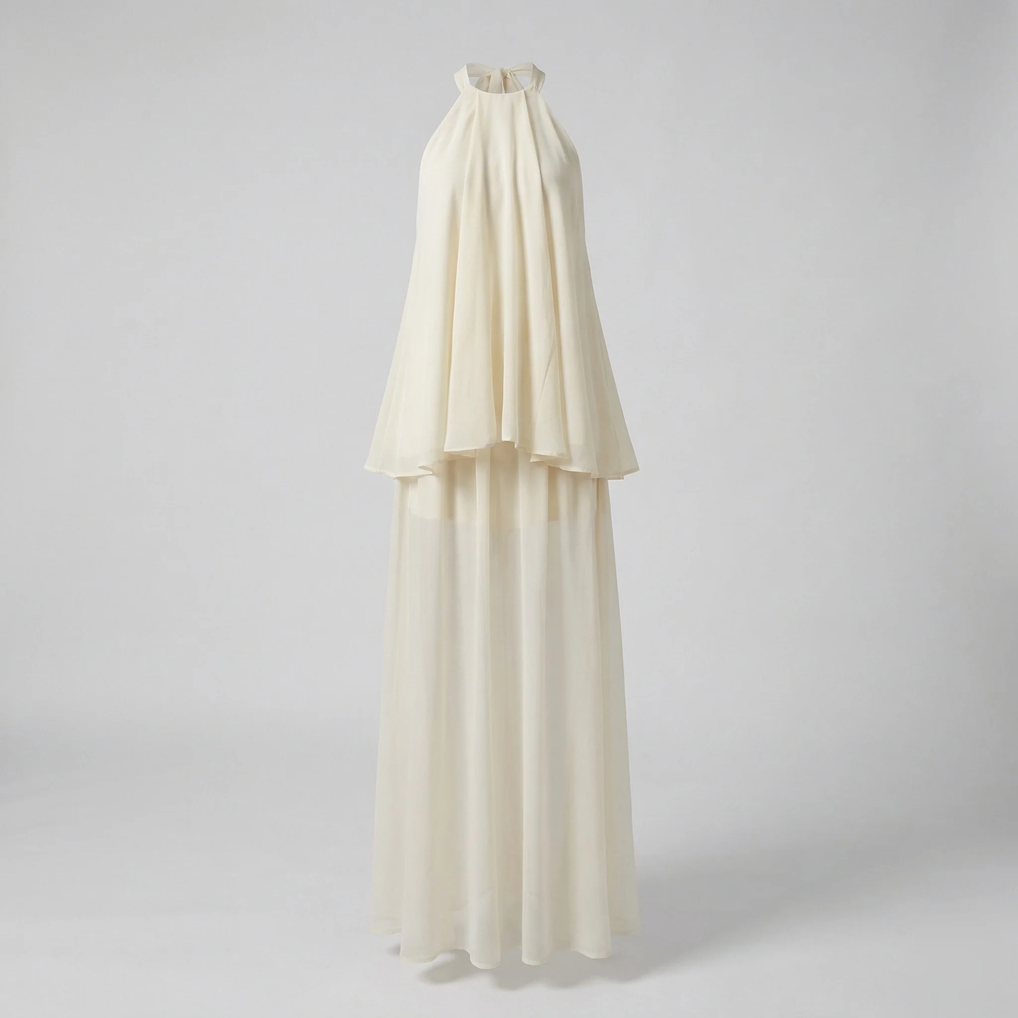 Damen Chiffon Zweiteiler mit Palazzo Hose - Image 3