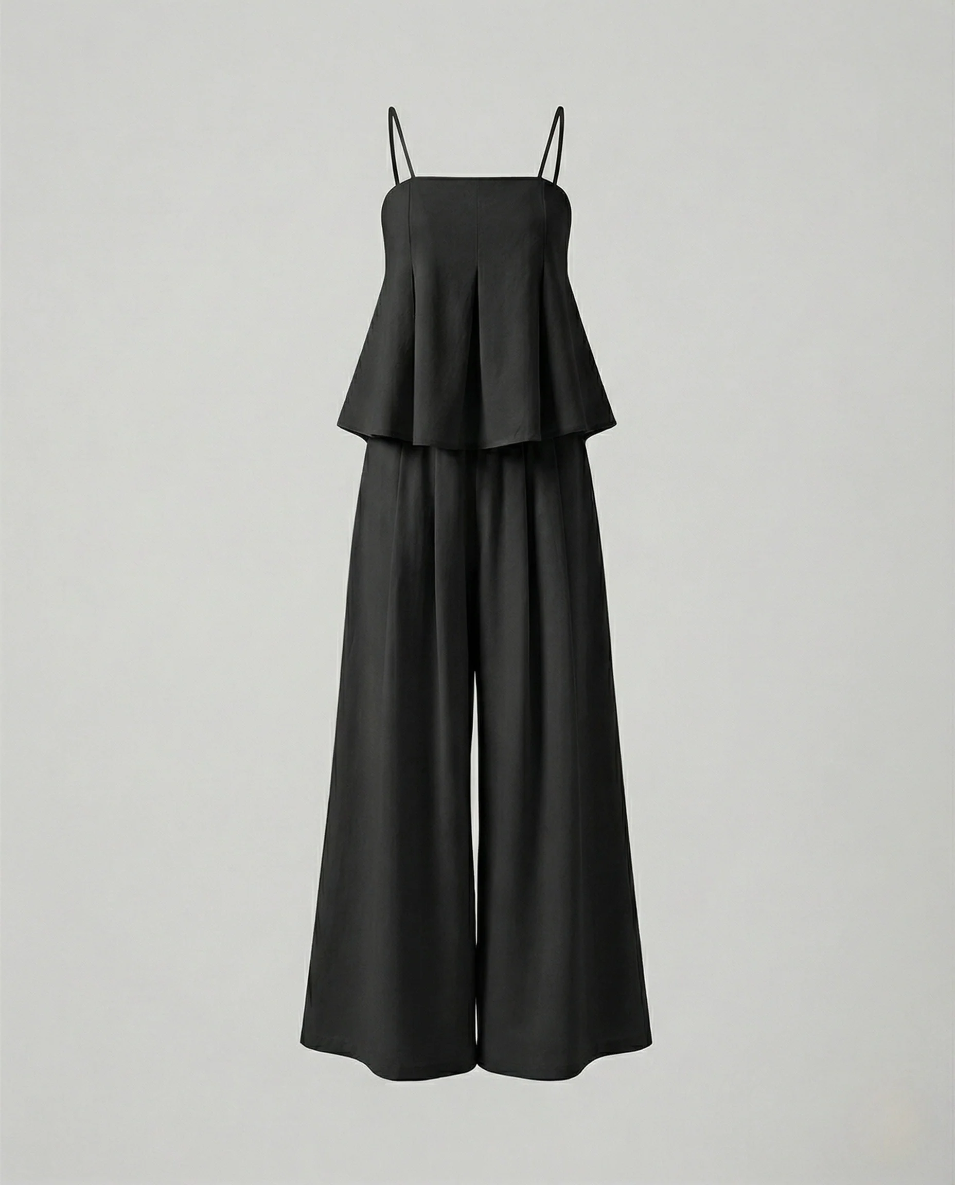 Damen Spaghettiträger Zweiteiler mit Palazzo Hose - Image 5