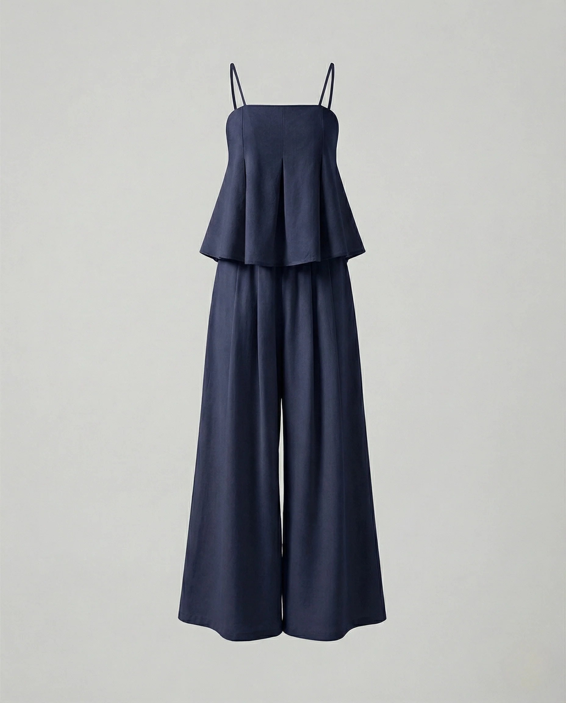 Damen Spaghettiträger Zweiteiler mit Palazzo Hose - Image 6