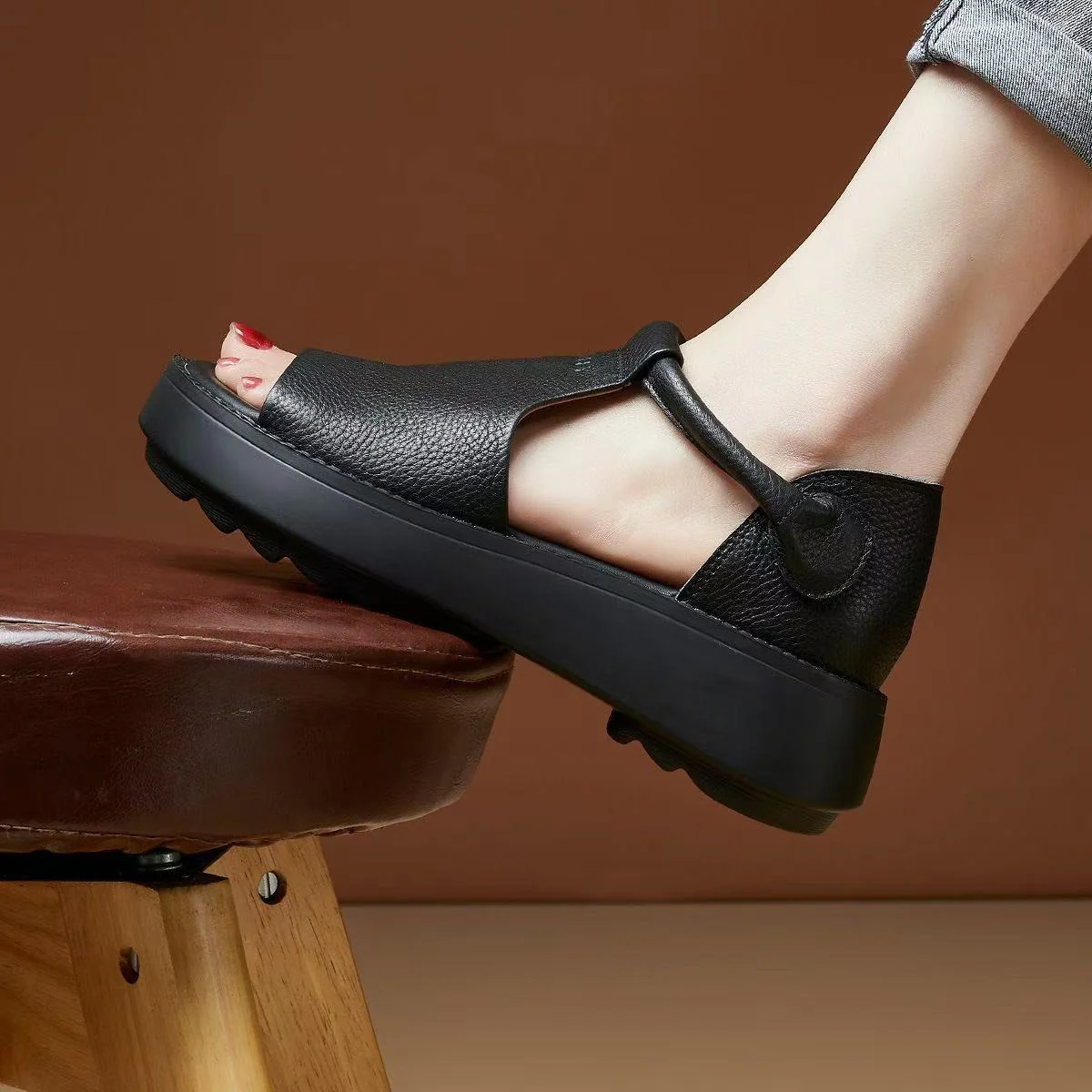 Damen Offene Sandalen mit verstellbarem Riemen und komfortabler Sohle Heidi Mode - Image 6