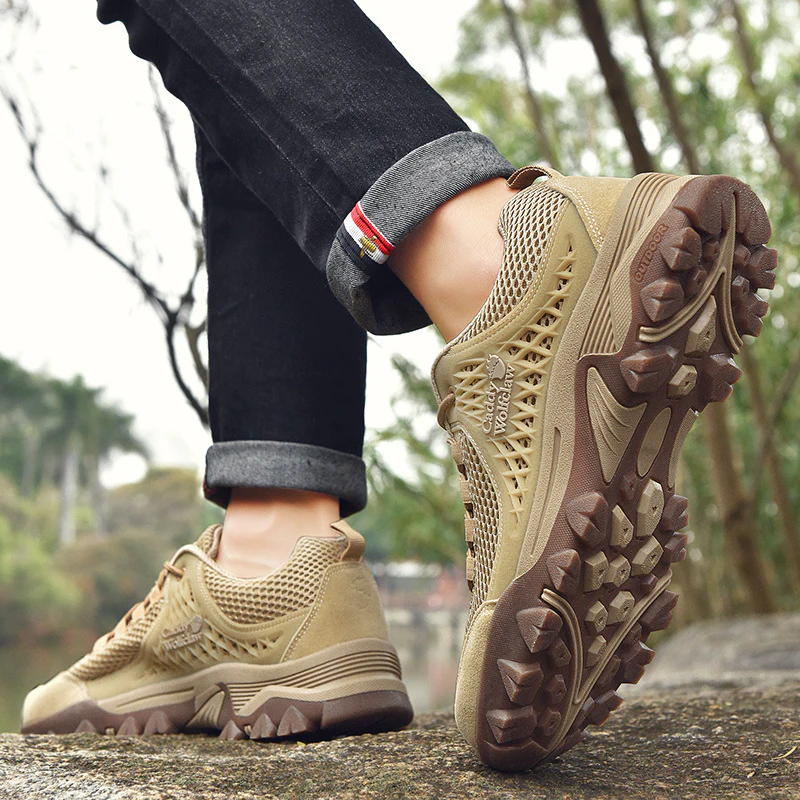 Damen Outdoor-Sneaker mit atmungsaktiver Mesh-Oberfläche und rutschfester Sohle Heidi Mode - Image 3