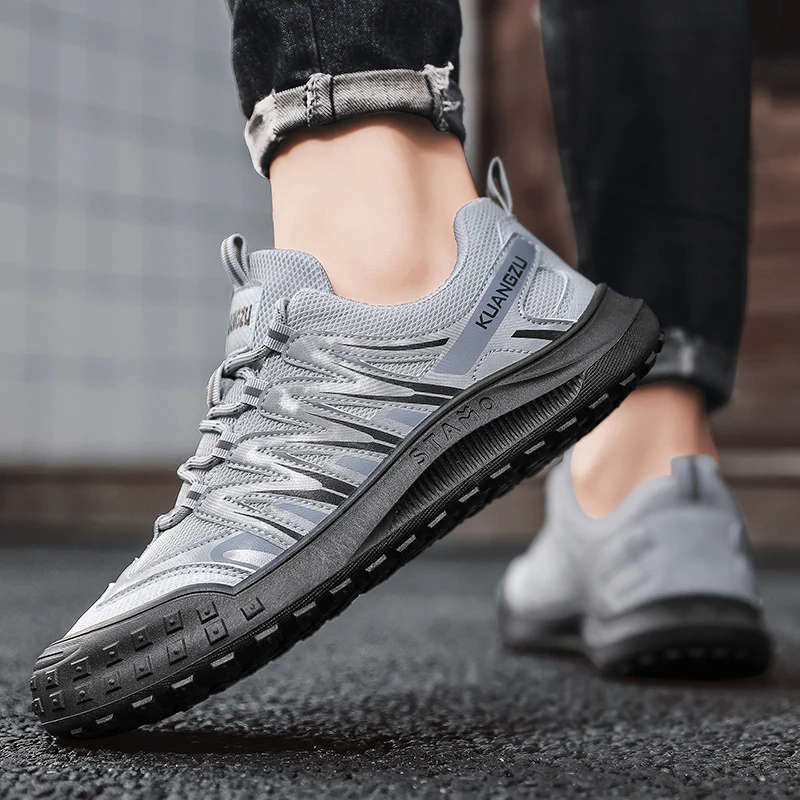 Damen Outdoor-Sneaker mit rutschfester Sohle und atmungsaktivem Obermaterial Heidi Mode - Image 4