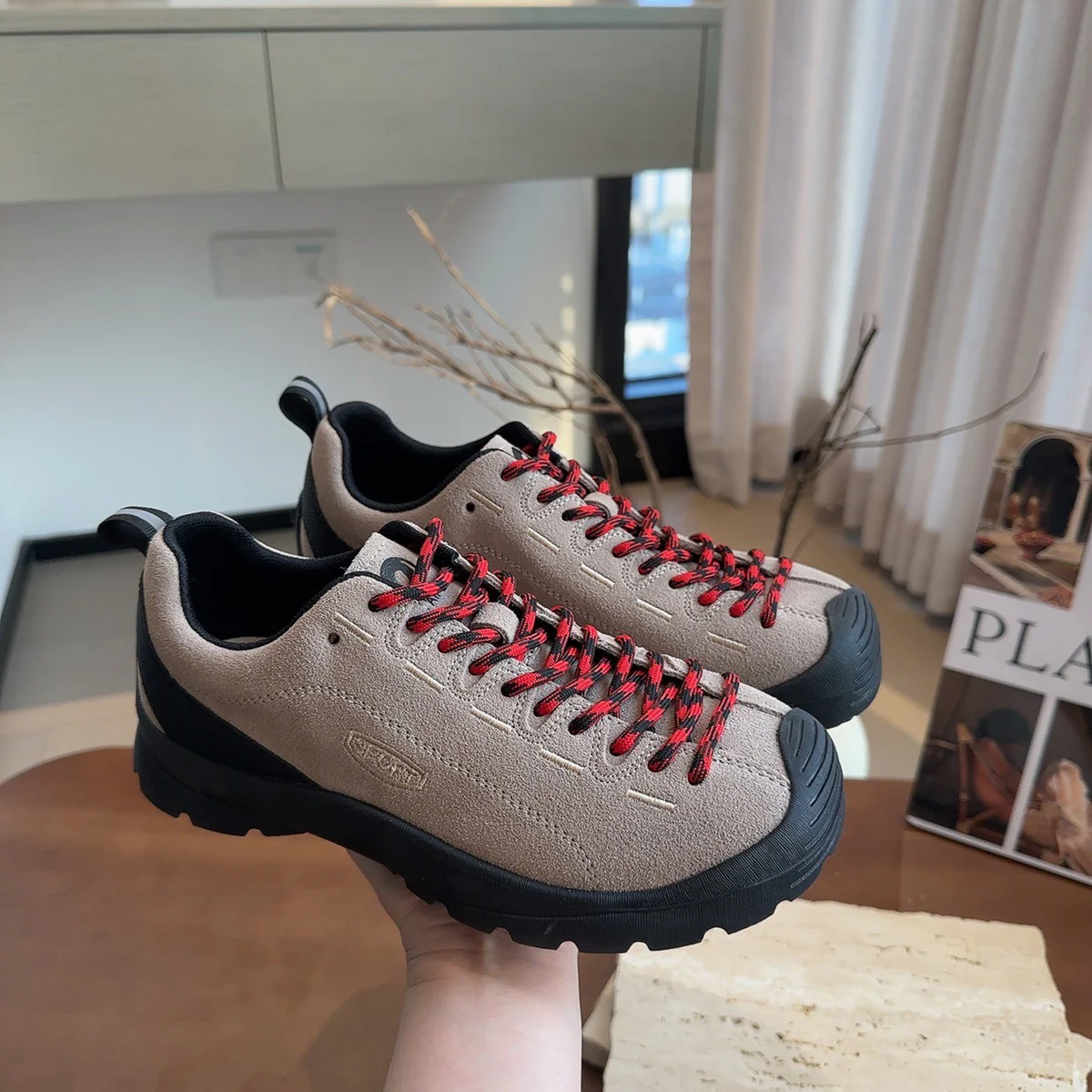 Damen Outdoor Sneakers mit robustem Obermaterial und rutschfester Sohle Heidi Mode - Image 8