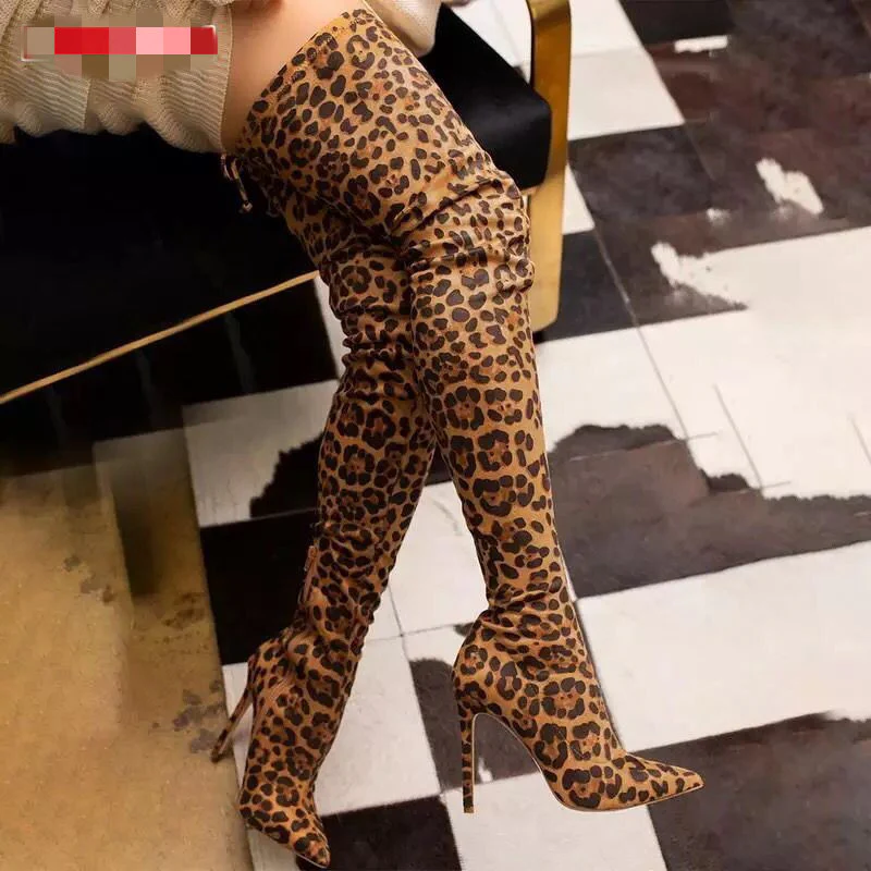 Damen Overkneestiefel mit elegantem Stiletto-Heel und flexibler Passform Heidi Mode - Image 3