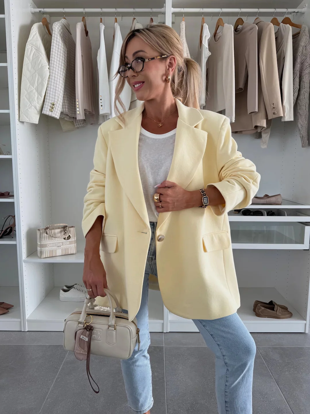 Damen oversized Blazerjacke mit modernem Schnitt und nachhaltigen Materialien Heidi-Mode - Image 10