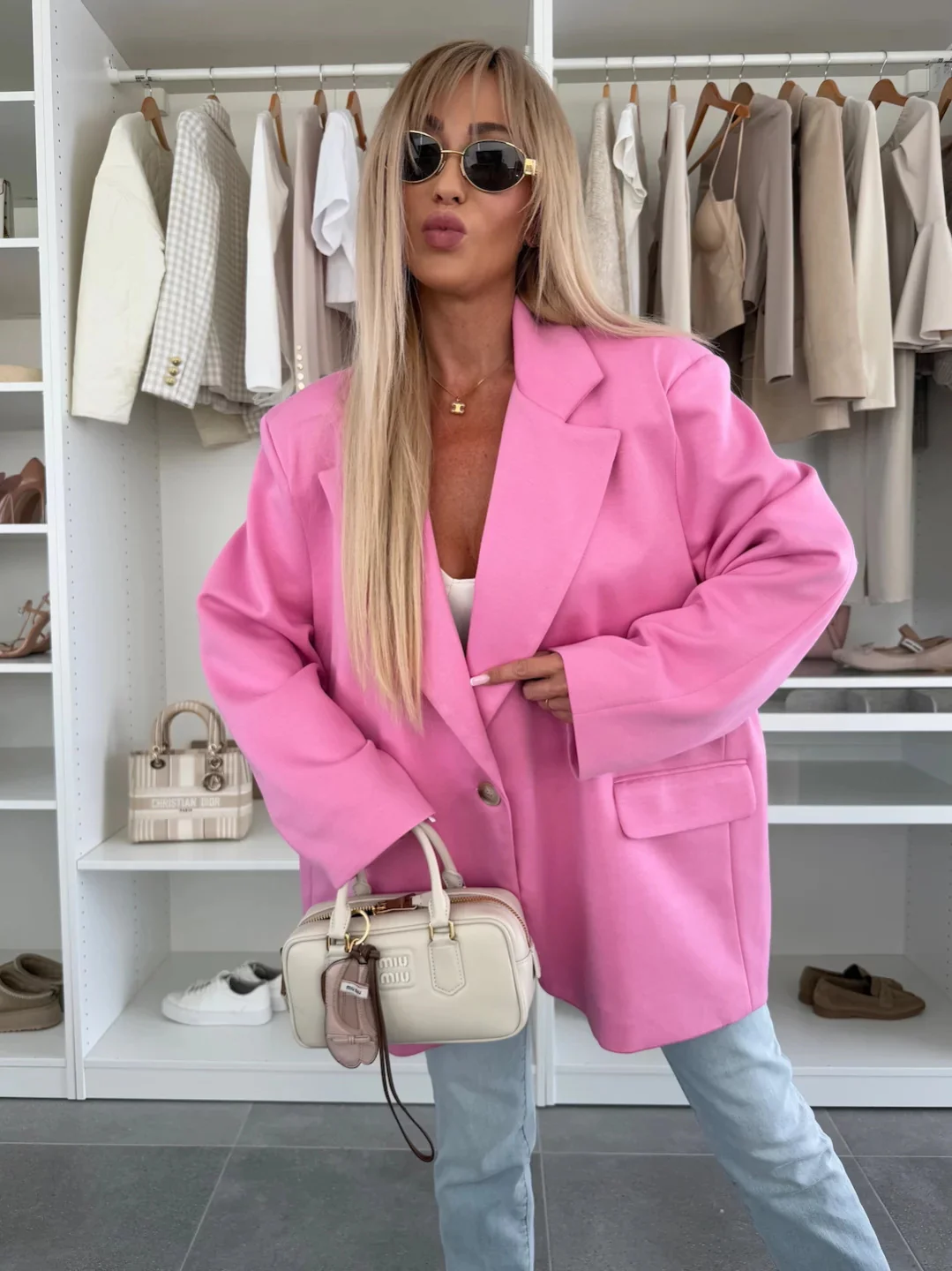 Damen oversized Blazerjacke mit modernem Schnitt und nachhaltigen Materialien Heidi-Mode - Image 13