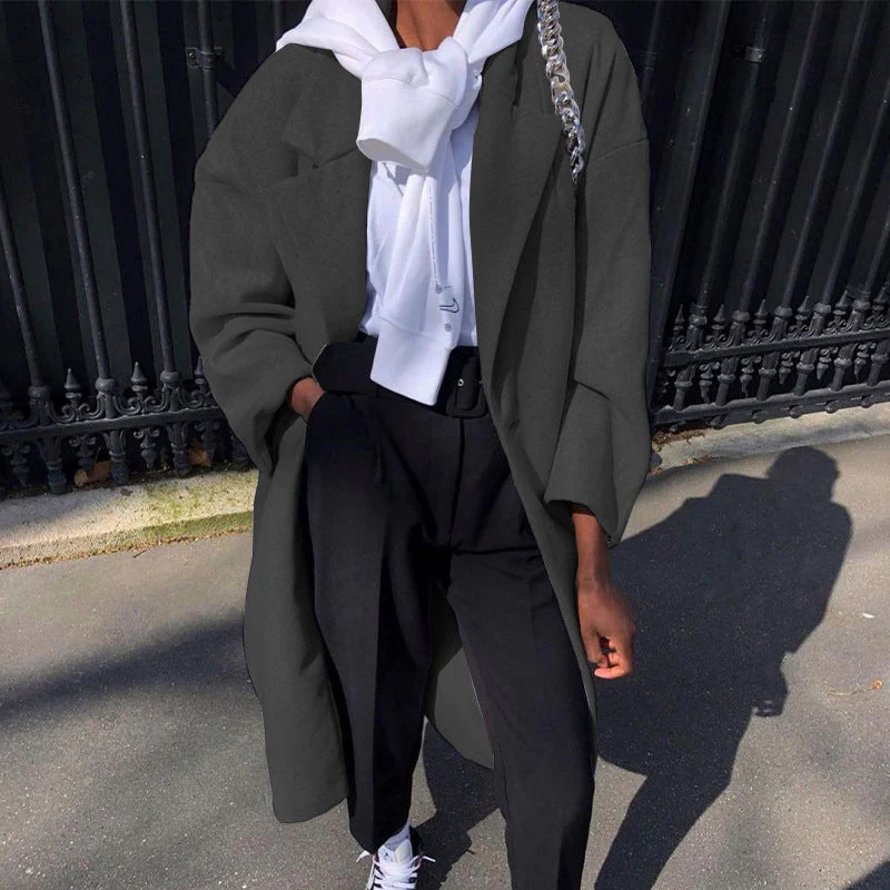 Damen Oversized Mantel Im Eleganten Design Heidi-Mode - Image 7