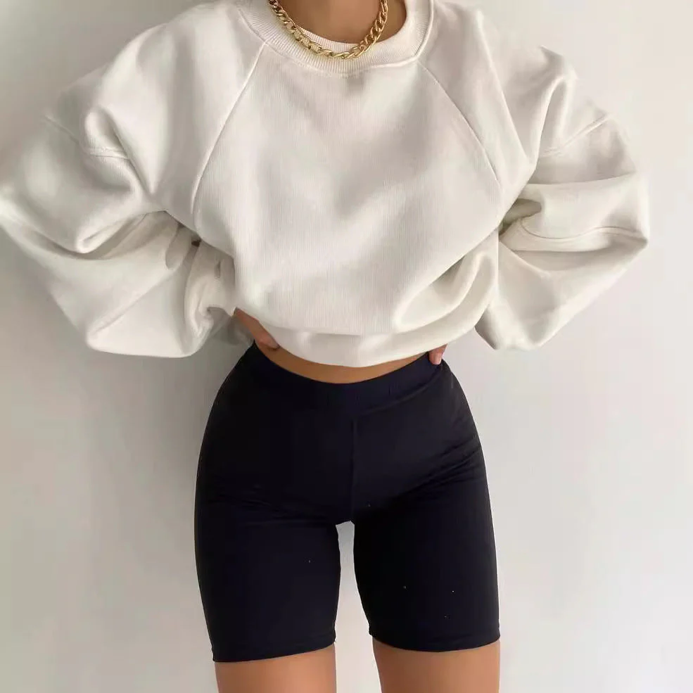 Damen Oversized Sweatshirt mit Voluminösen Ärmeln Heidi-Mode - Image 3