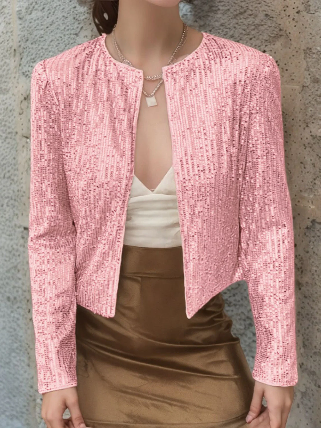 Damen Paillettenjacke Im Modernen Schnitt Heidi-Mode - Image 2