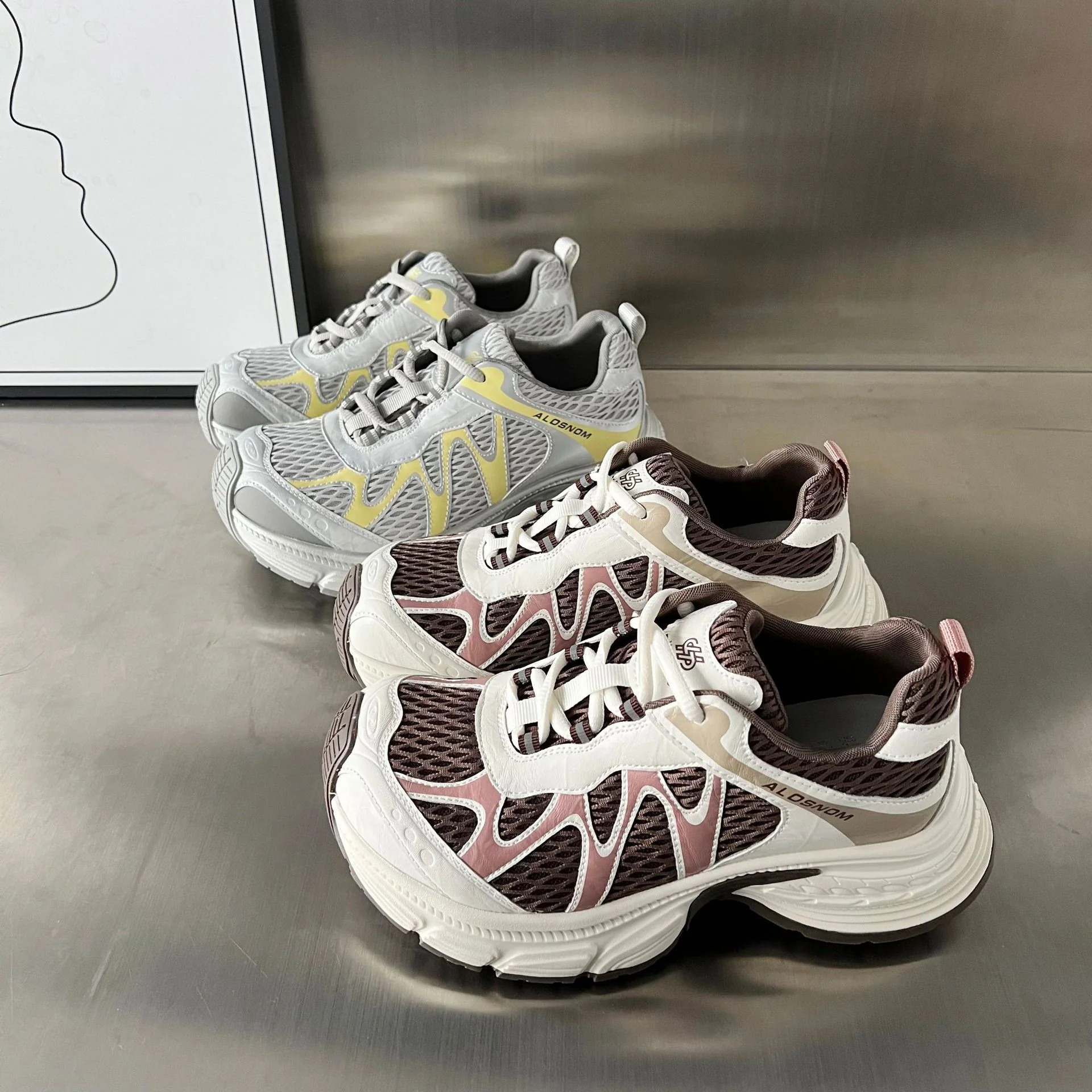 Damen Performance Sneakers mit innovativer Mesh-Oberfläche und dämpfendem Fußbett Heidi Mode - Image 3