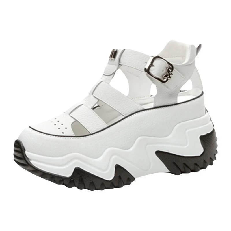 Damen Plateau-Sandalen mit verstellbarem Riemen und rutschfester Sohle Heidi Mode - Image 5
