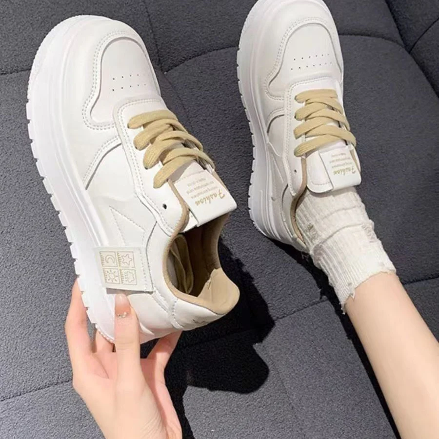 Damen Plateau-Sneaker mit dämpfender Sohle und atmungsaktivem Obermaterial Heidi Mode - Image 3