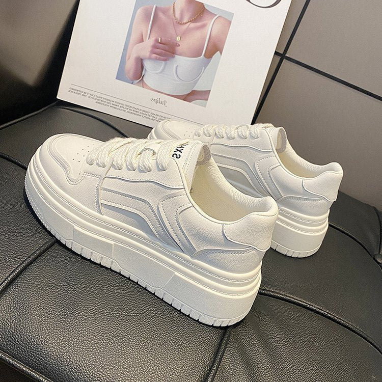 Damen Plateau-Sneaker mit stylischem Kontrastdetails und komfortabler Dämpfung Heidi Mode - Image 2