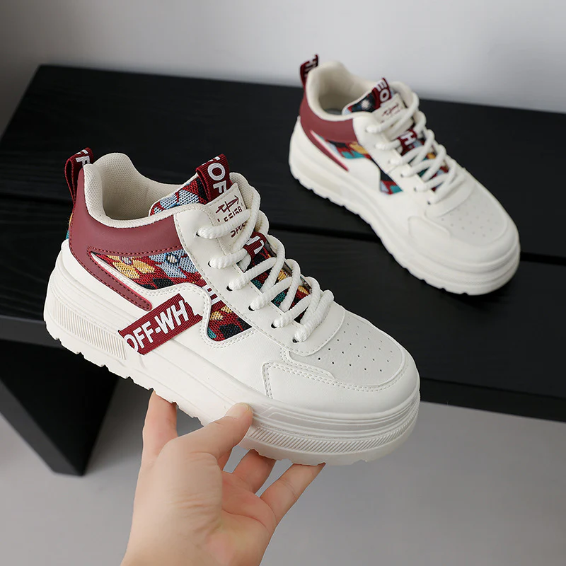 Damen Plateau-Sneaker mit trendigem Design und ergonomischer Dämpfung Heidi Mode - Image 2