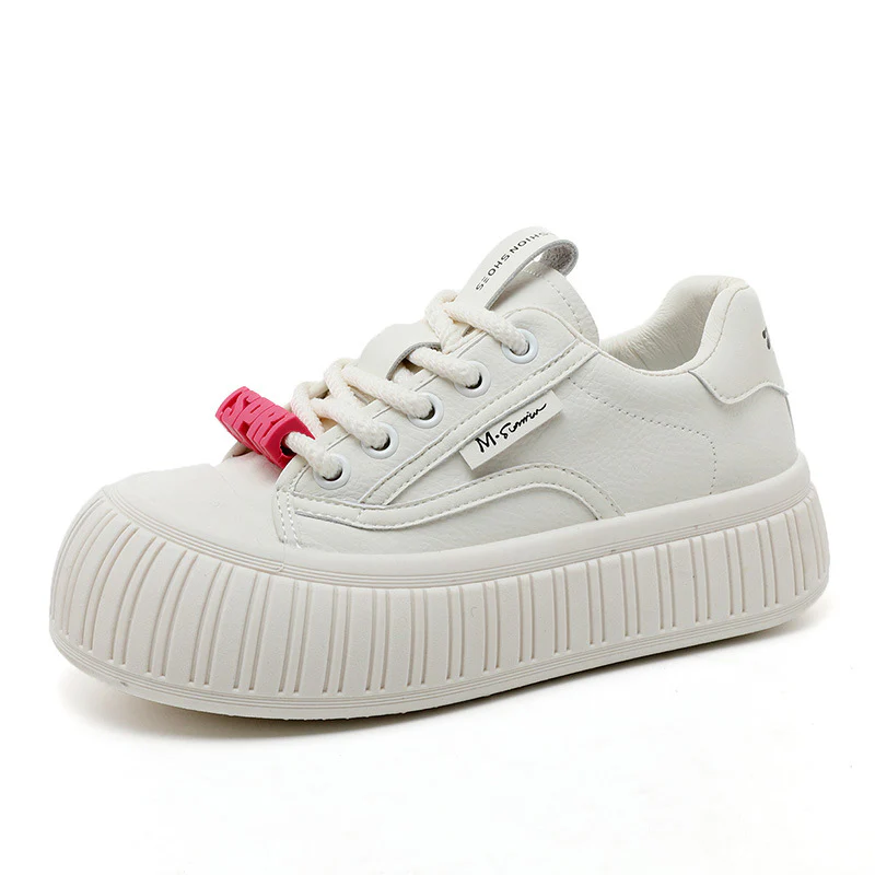 Damen Plateau-Sneaker mit trendiger Gummisohle und bequemer Dämpfung Heidi Mode - Image 5