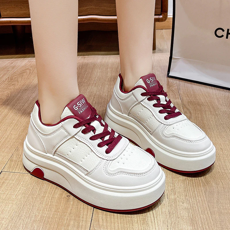 Damen Plateau-Sneaker mit trendiger Silhouette und bequemer Dämpfung Heidi Mode - Image 6