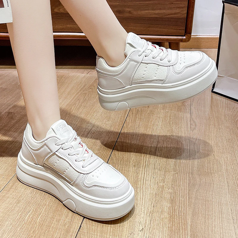 Damen Plateau-Sneaker mit trendiger Silhouette und bequemer Dämpfung Heidi Mode - Image 7