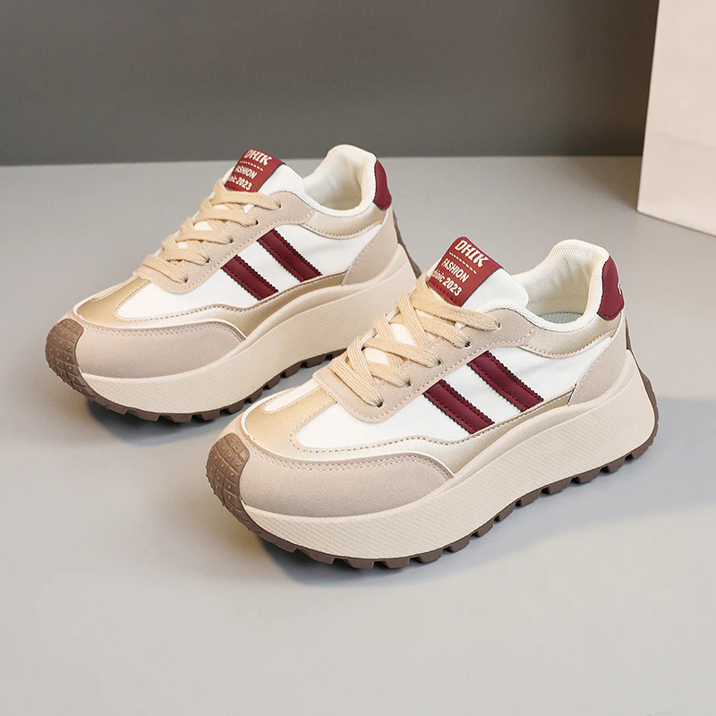 Damen Plateau Sneakers mit ergonomischem Dämpfungssystem und modischem Design Heidi Mode - Image 6